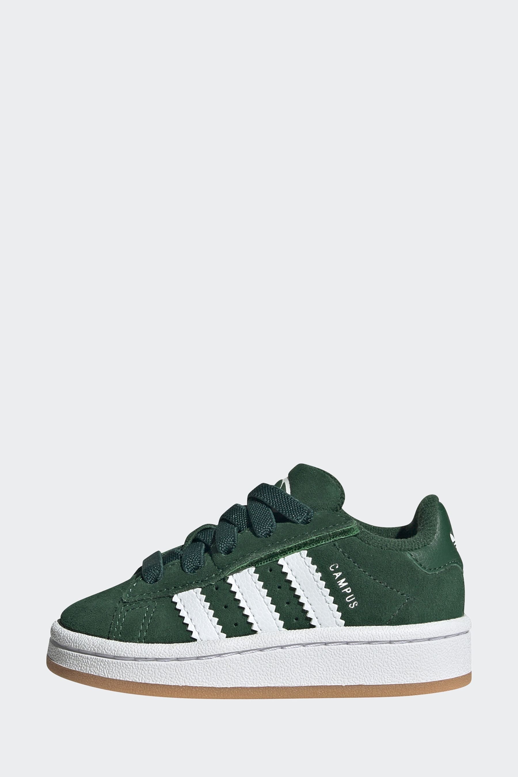 adidas Originals Green Campus 00s Elastic Lace Trainers