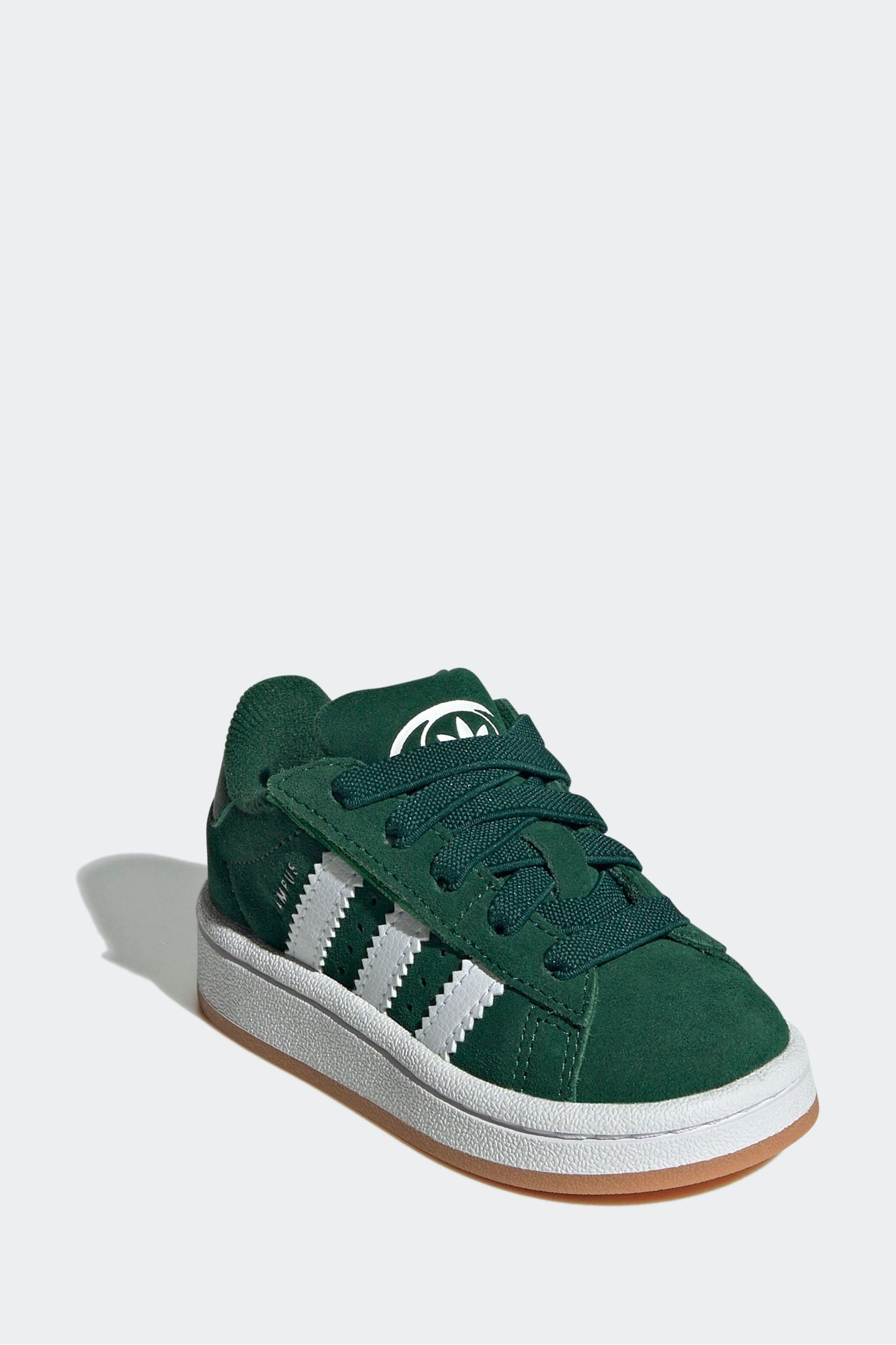 adidas Originals Green Campus 00s Elastic Lace Trainers