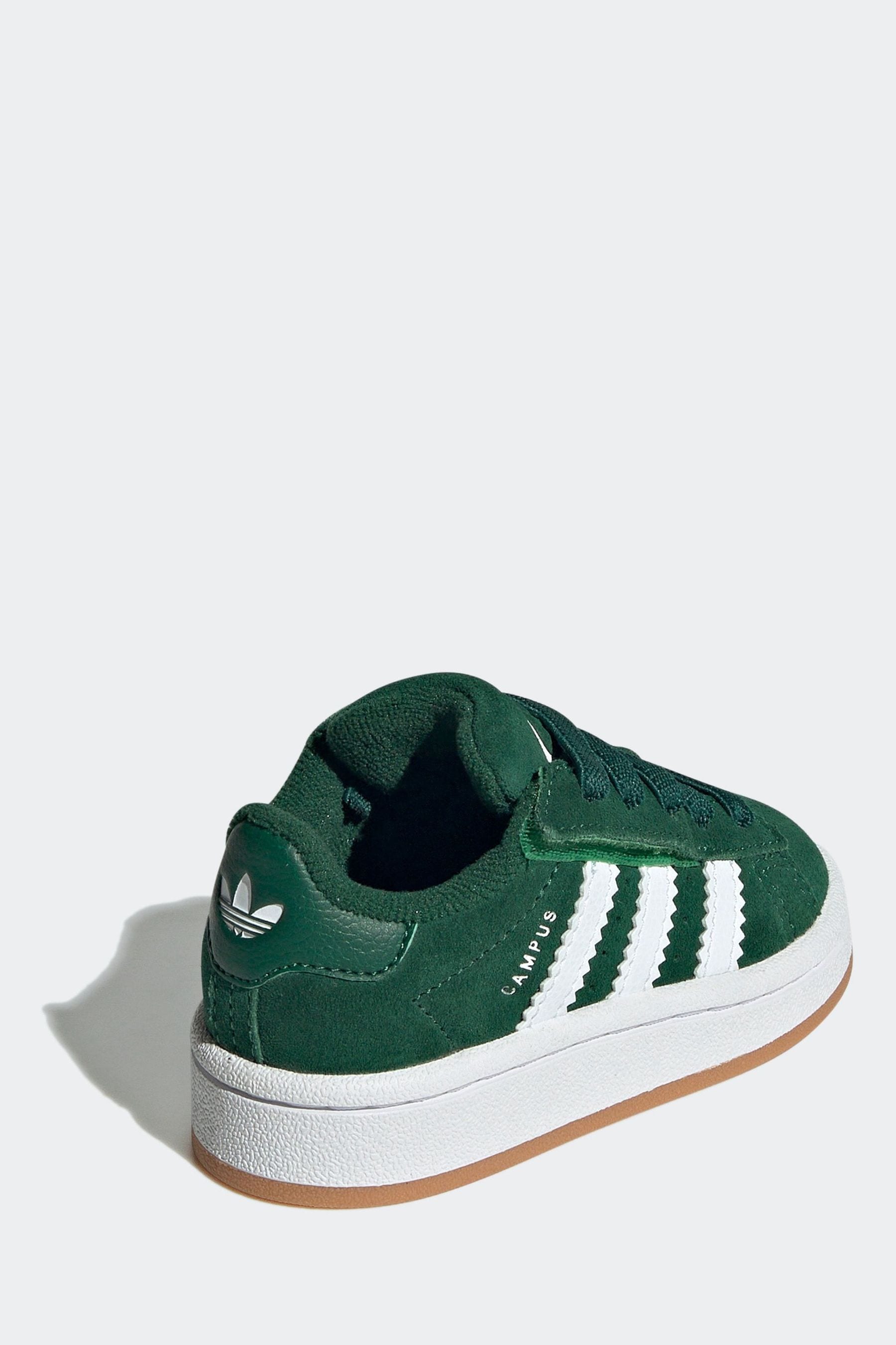 adidas Originals Green Campus 00s Elastic Lace Trainers