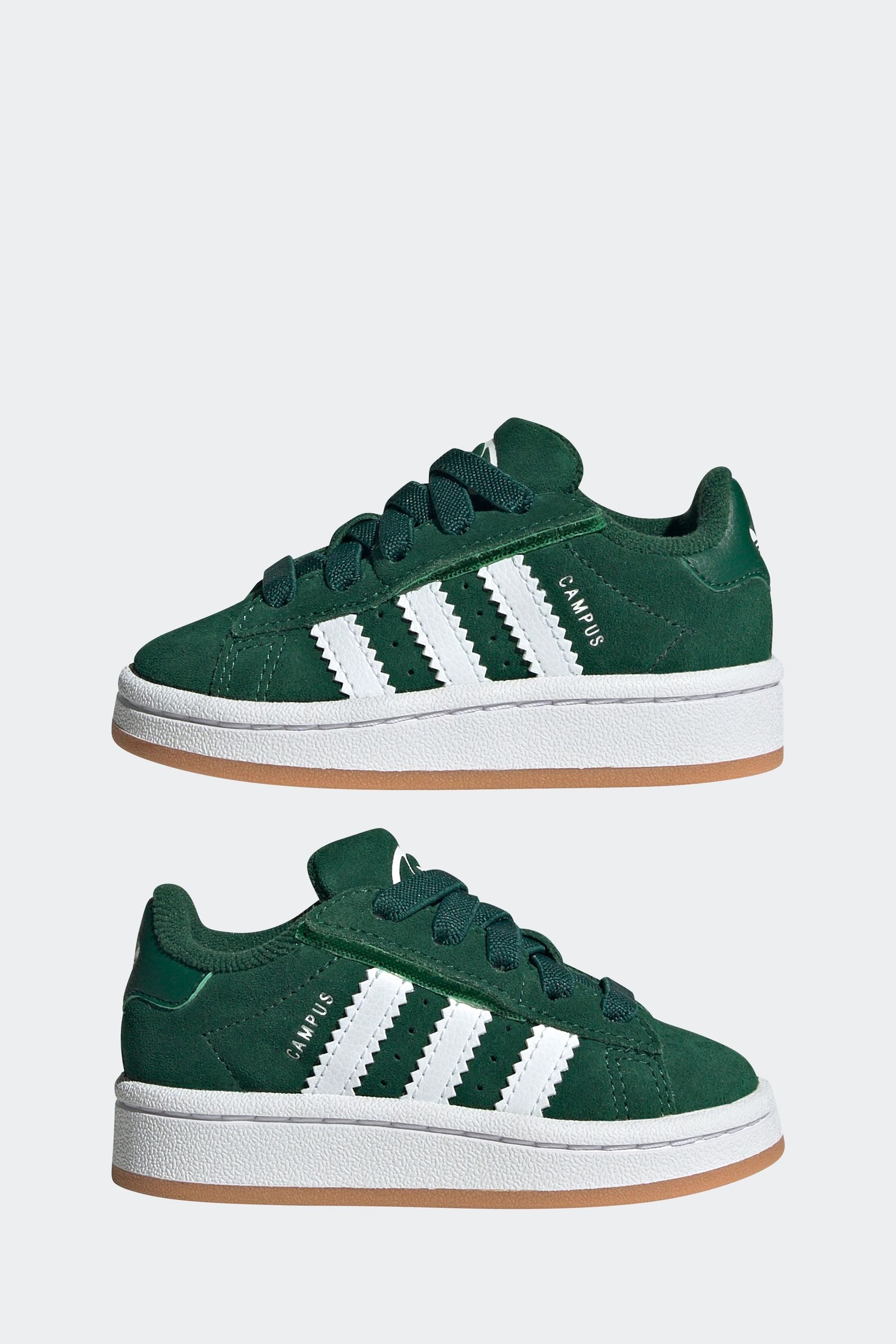 adidas Originals Green Campus 00s Elastic Lace Trainers