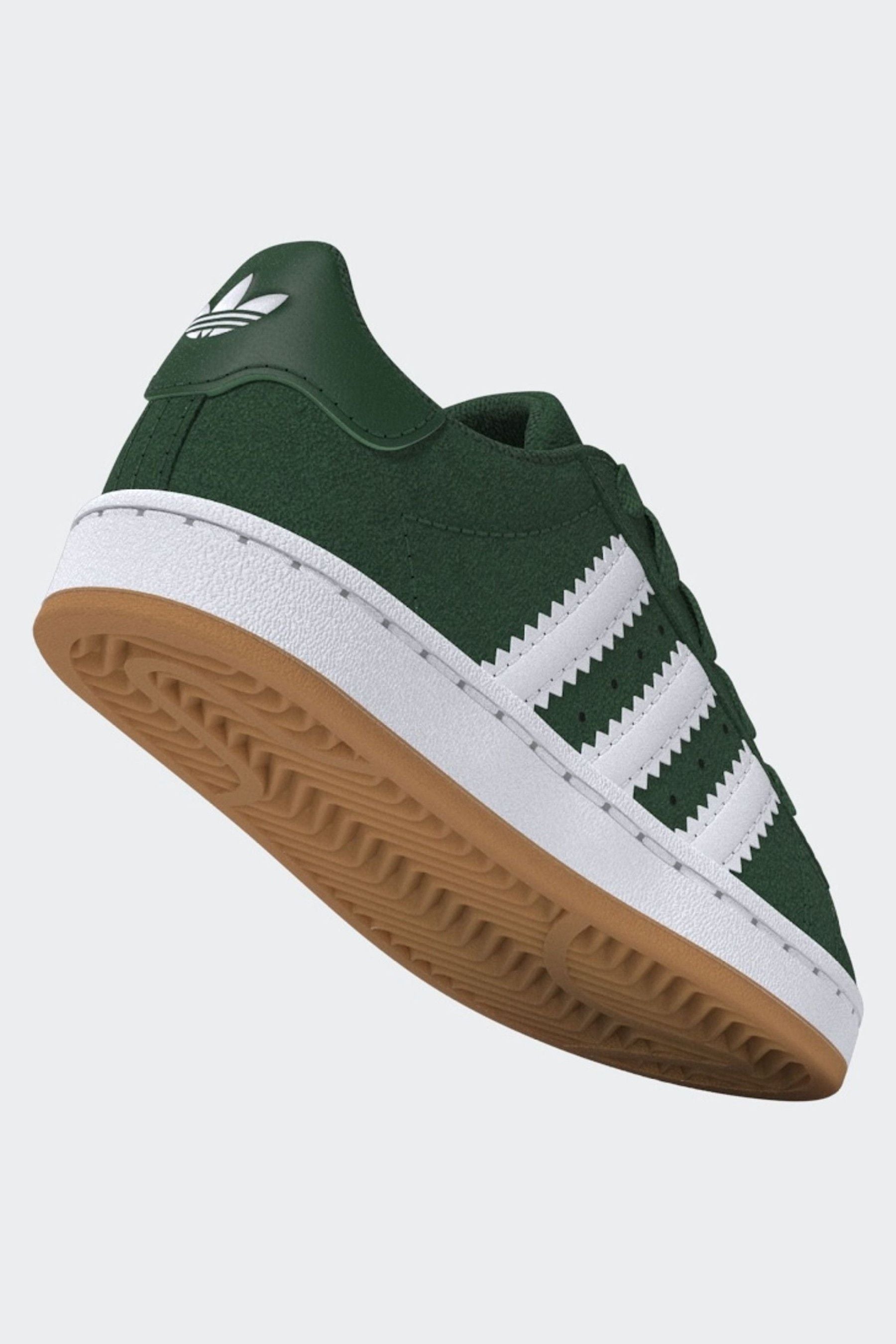 adidas Originals Green Campus 00s Elastic Lace Trainers