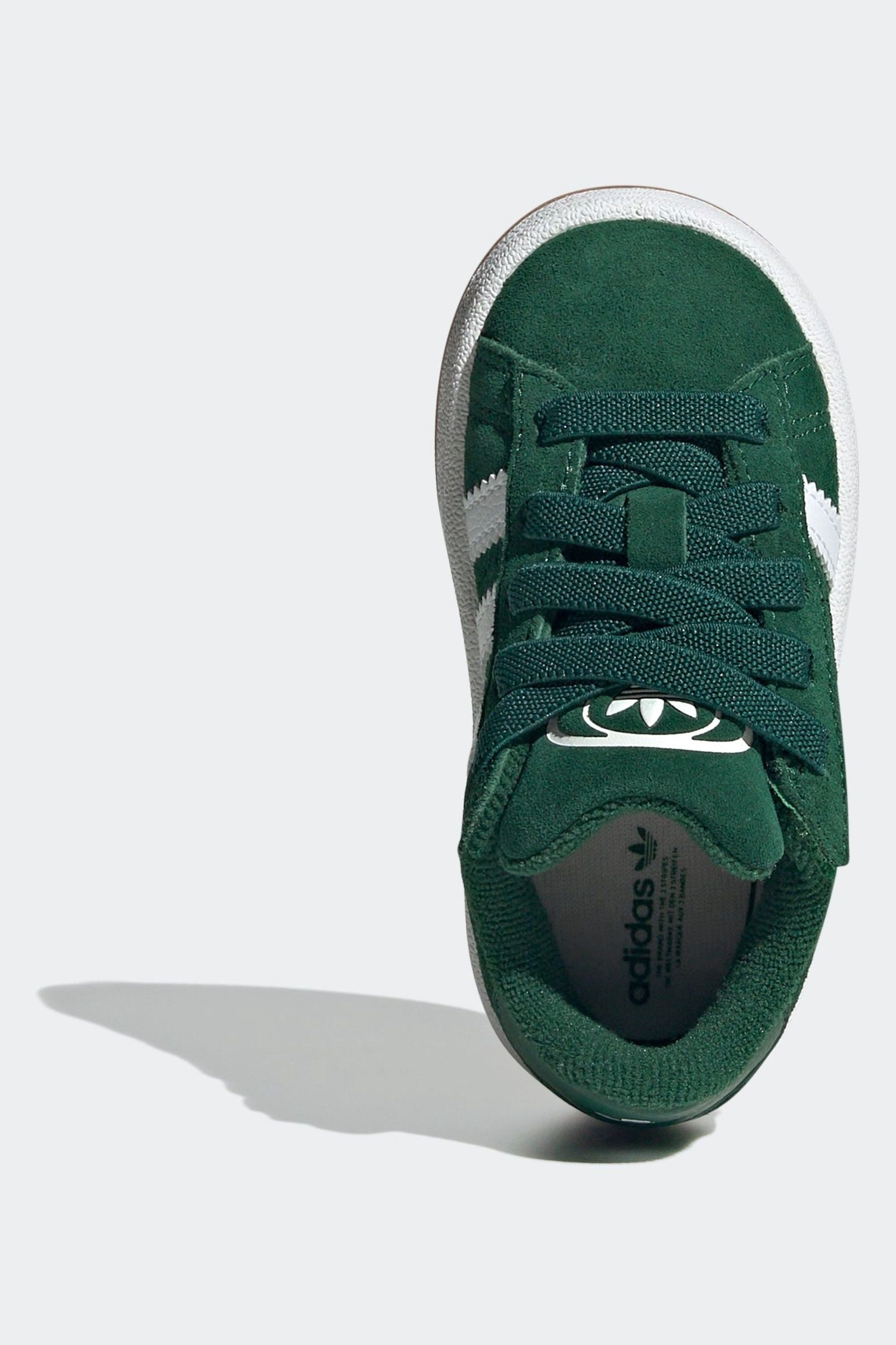 adidas Originals Green Campus 00s Elastic Lace Trainers