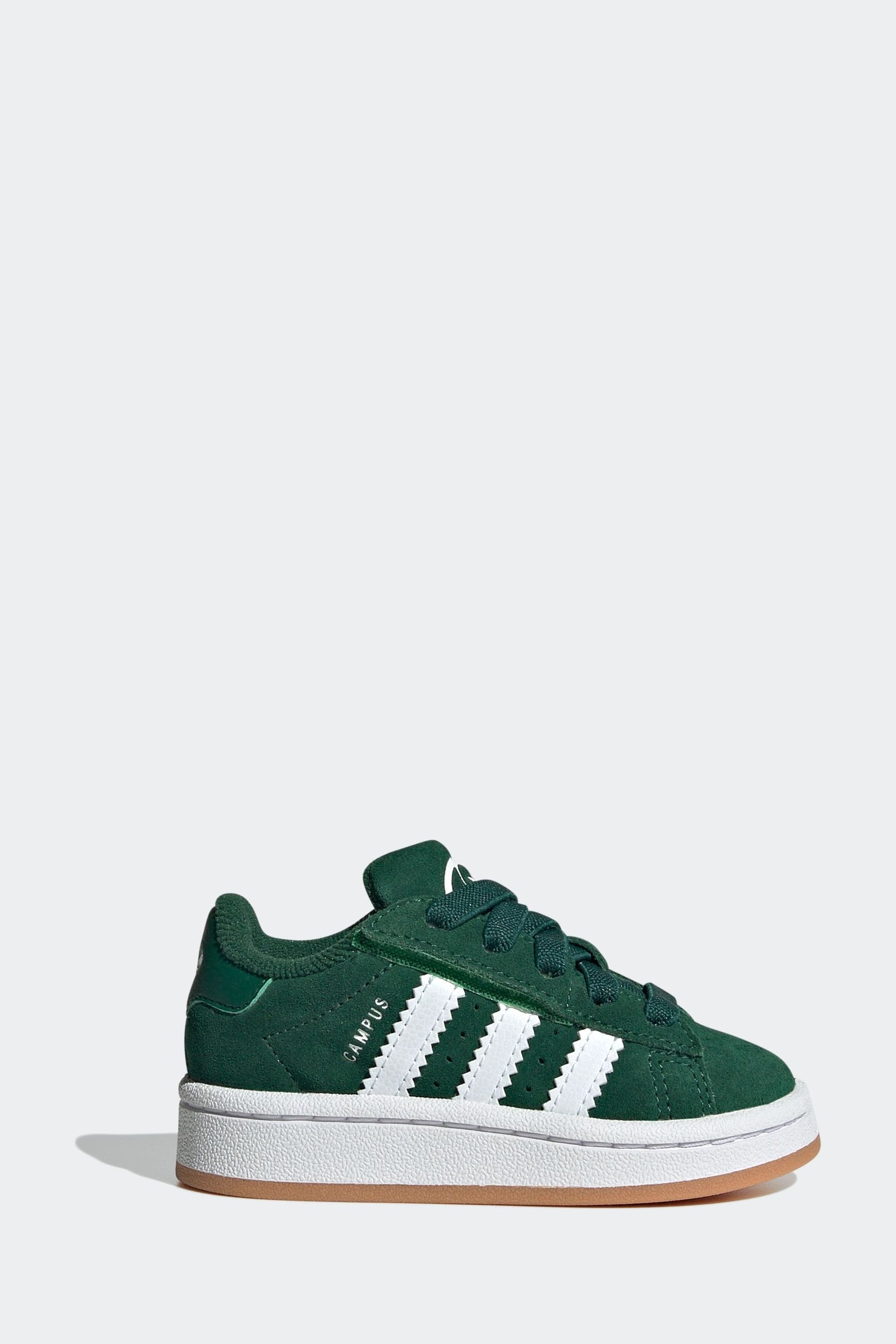 adidas Originals Green Campus 00s Elastic Lace Trainers