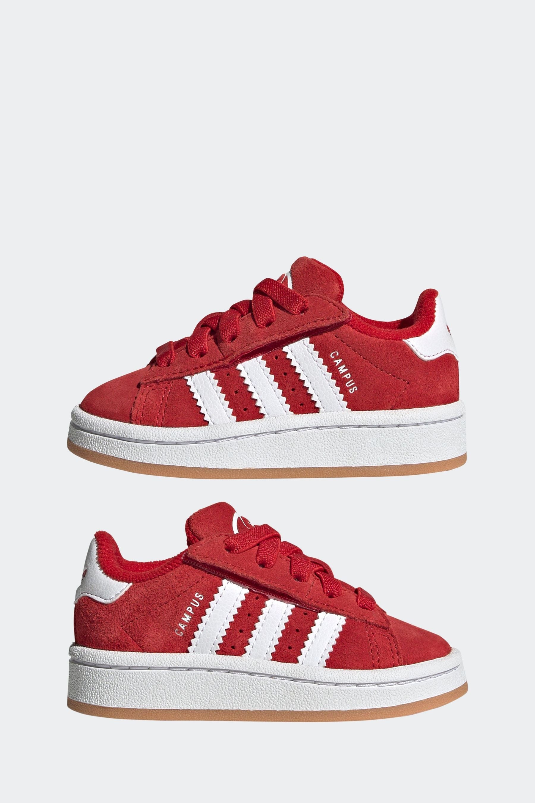 adidas Originals Red Campus 00s Elastic Lace Trainers