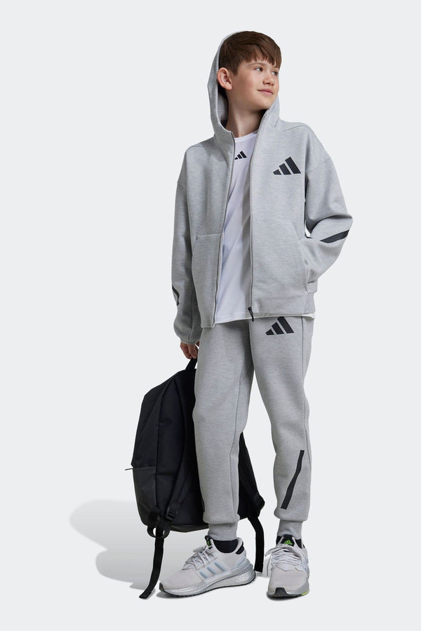 adidas Grey adidas Z.N.E Full Zip Hoodie"