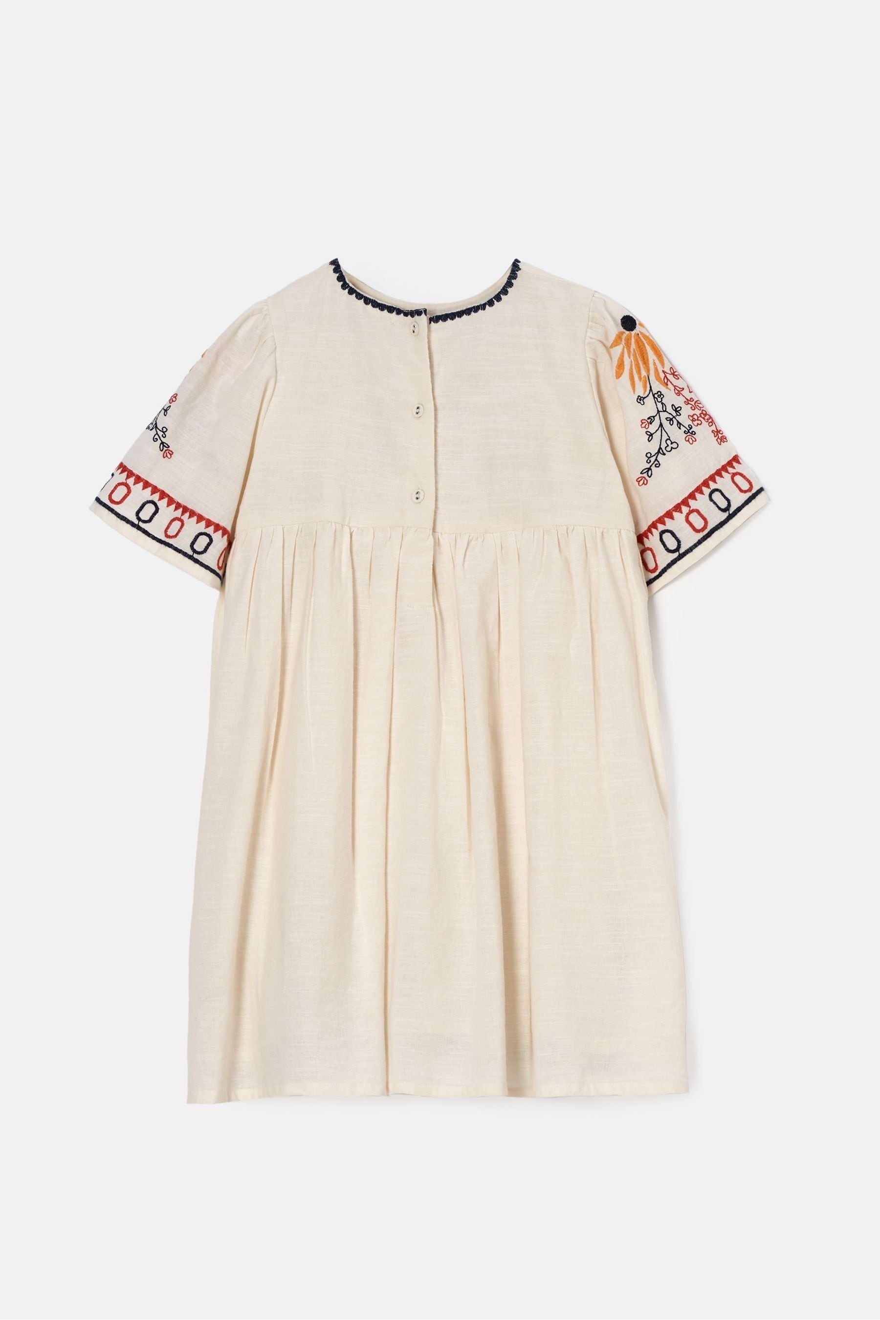 Nude Angel & Rocket Embroidered Reyna Swing Dress