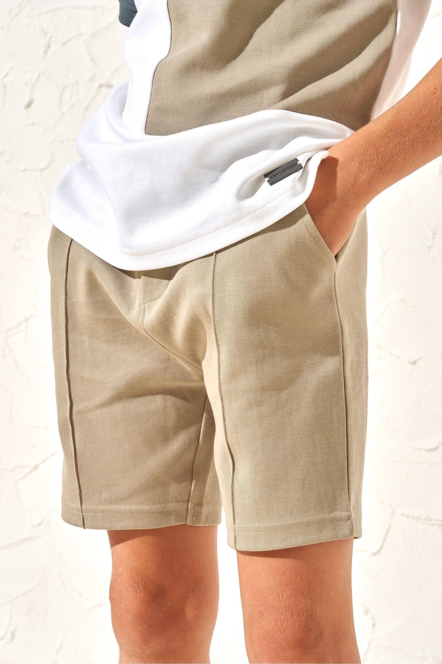 Green Angel & Rocket Kane Textured Smart Shorts