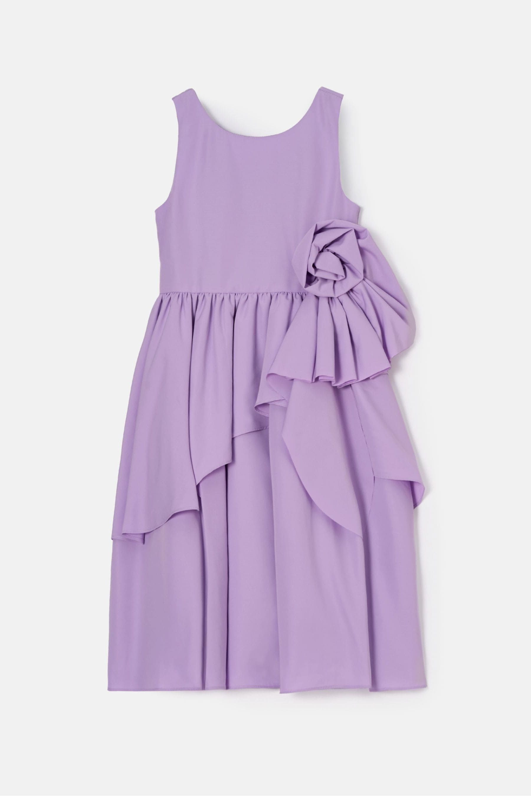 Angel & Rocket Purple Lourdes Corsage Waist Dress