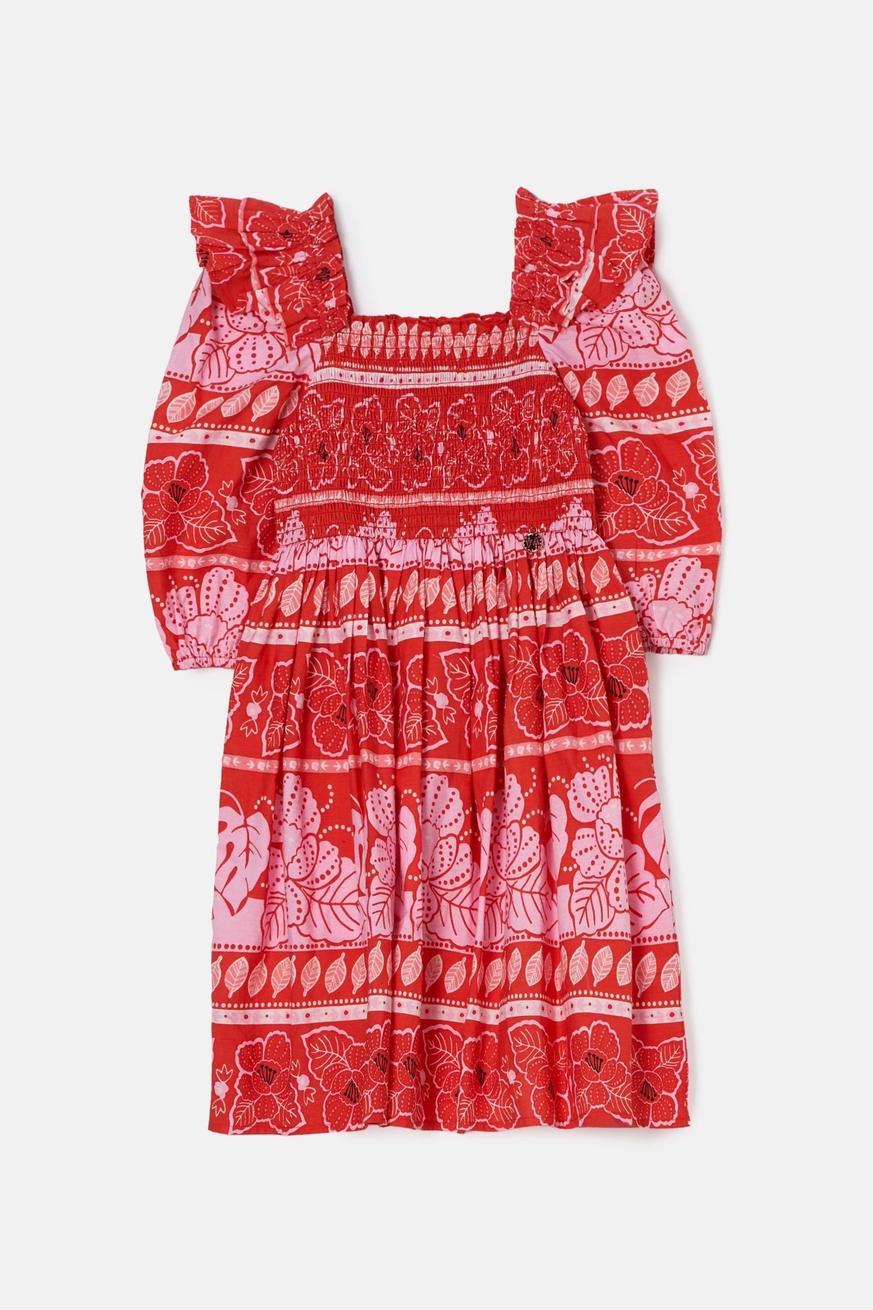 Angel & Rocket Red 100% Cotton  Lola Floral Batik Print Dress