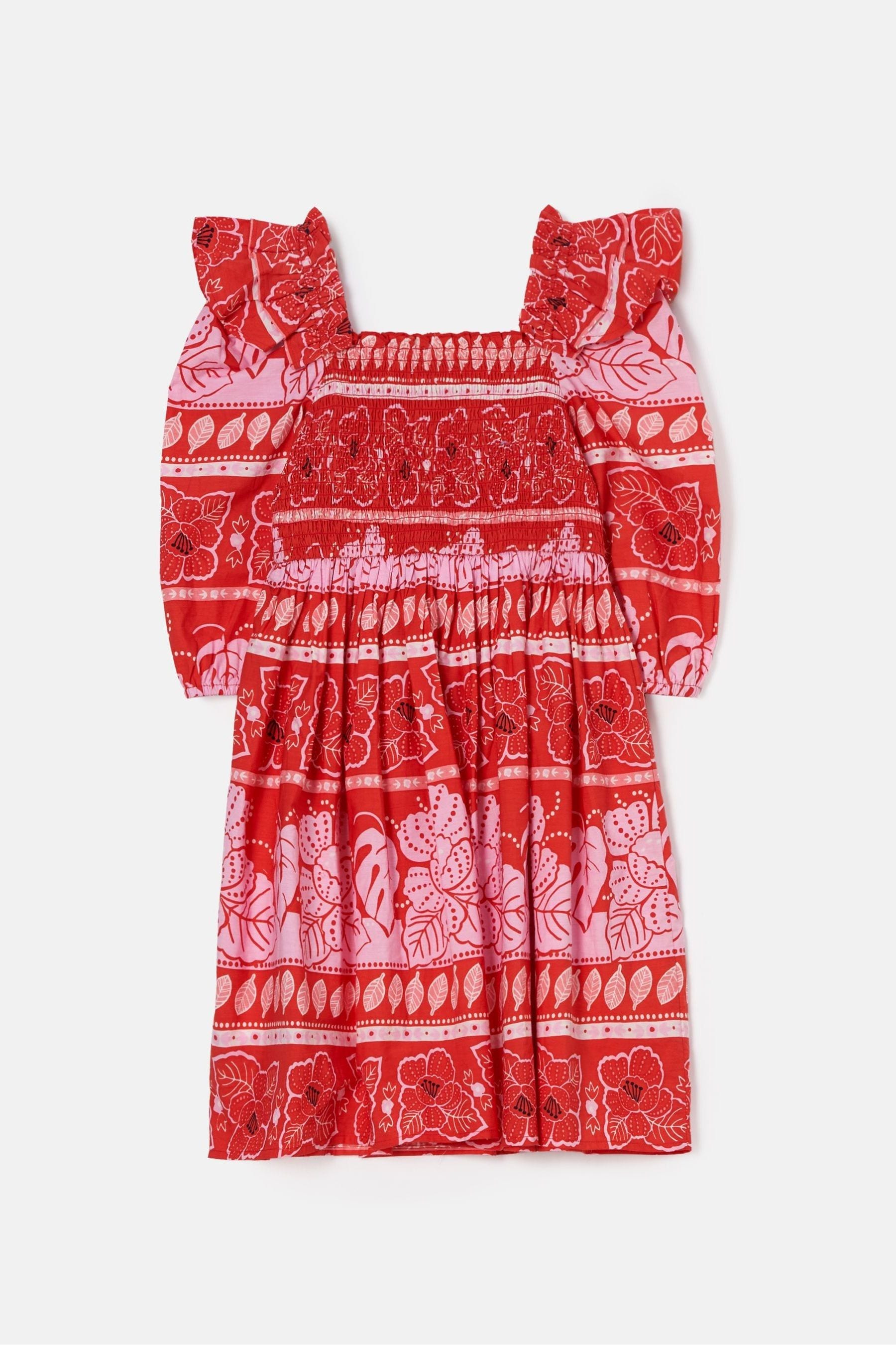 Angel & Rocket Red Lola Floral Batik Print Dress