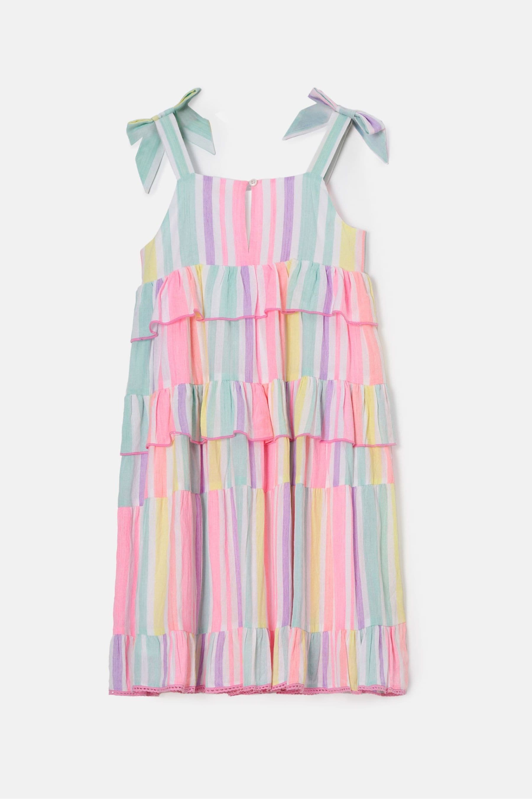 Pink Angel & Rocket Pinki Nola Multi Bright Stripe Dress