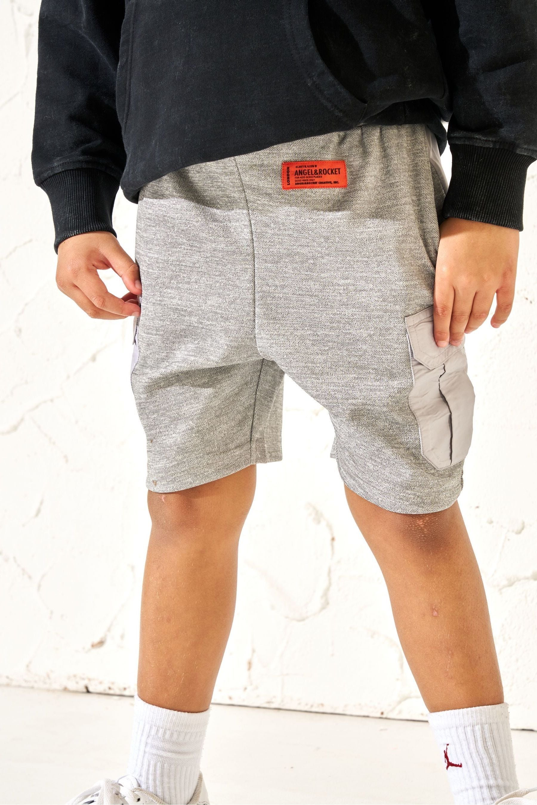 Grey Angel & Rocket Kasper Pique Smart Shorts