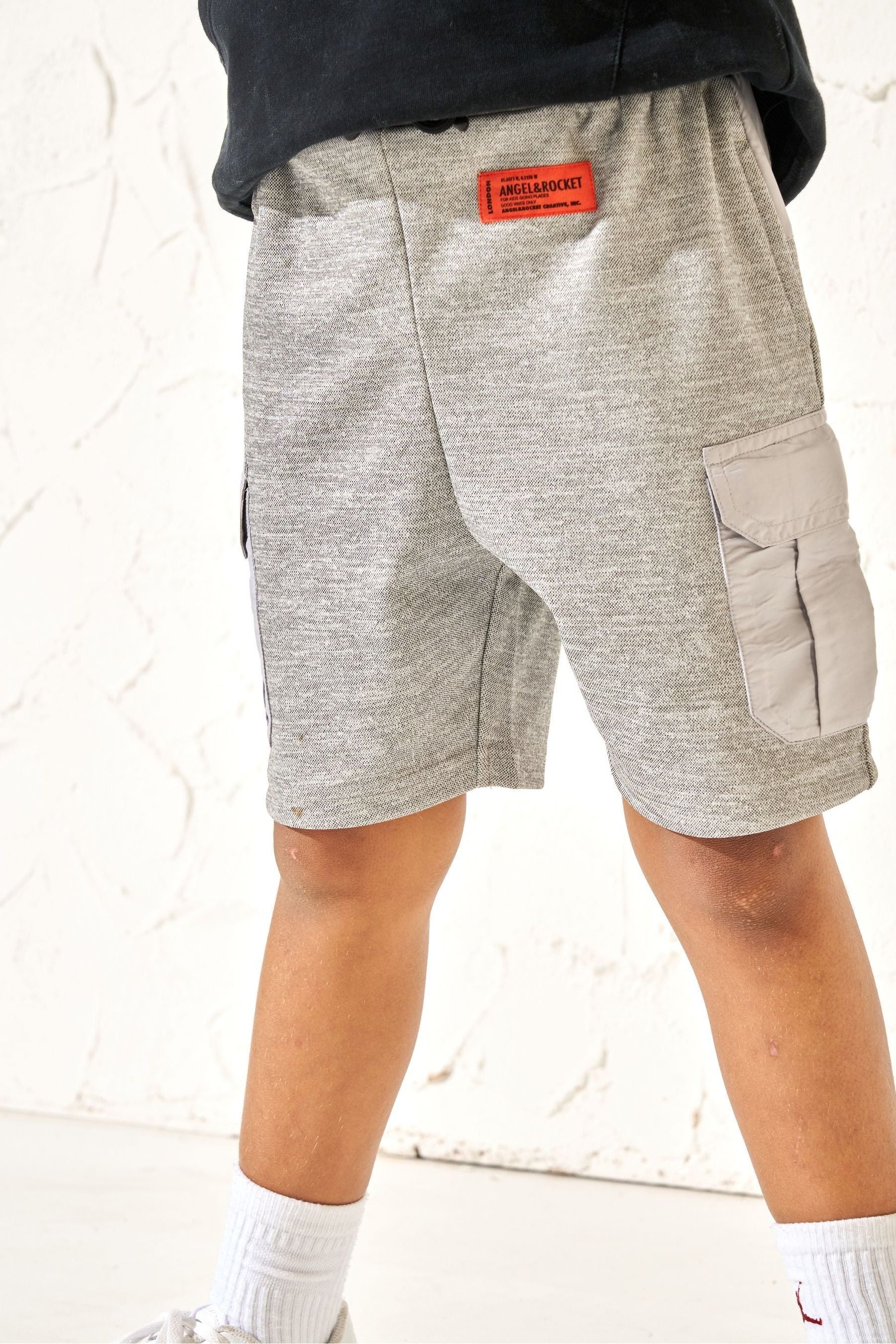 Grey Angel & Rocket Kasper Pique Smart Shorts