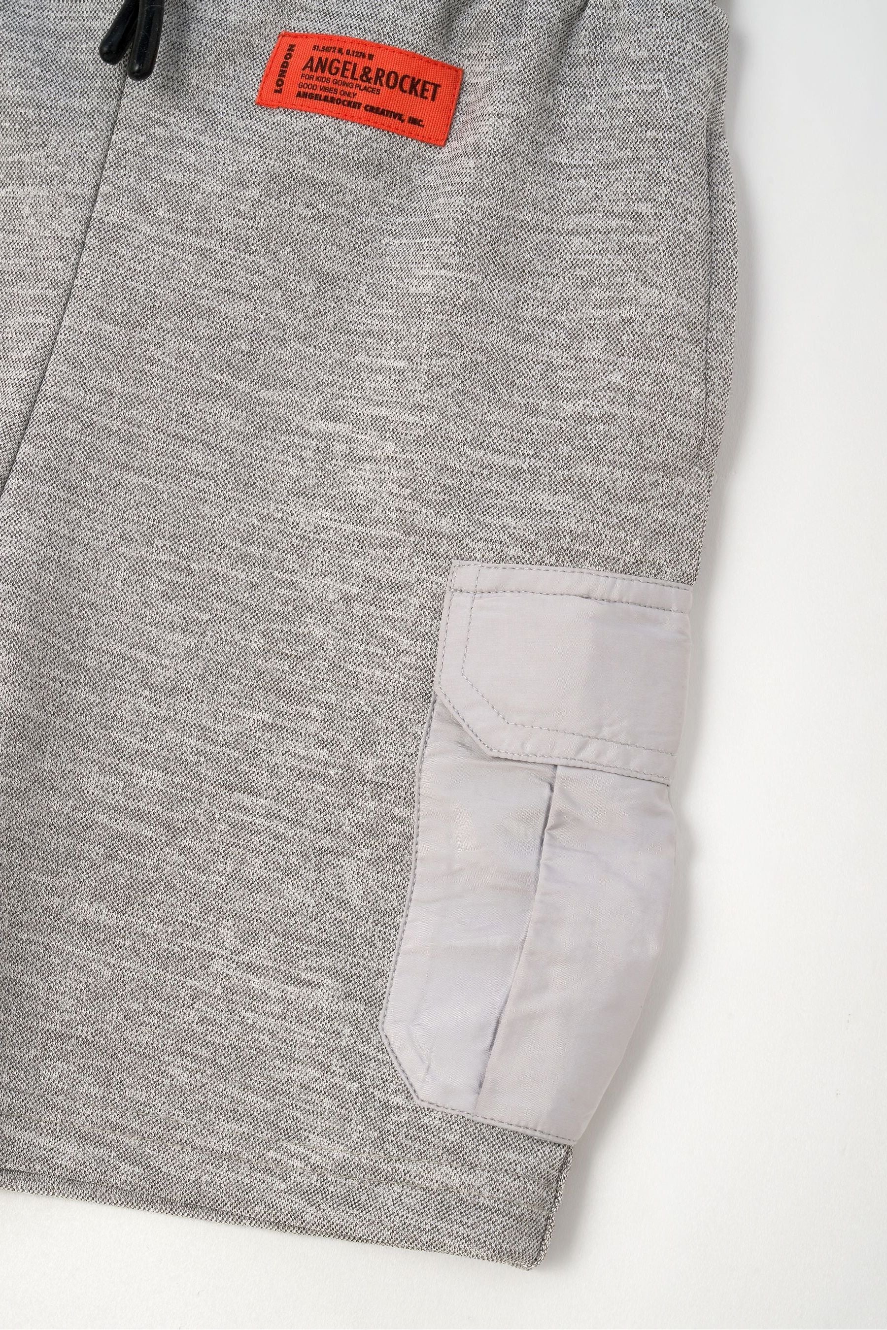 Grey Angel & Rocket Kasper Pique Smart Shorts