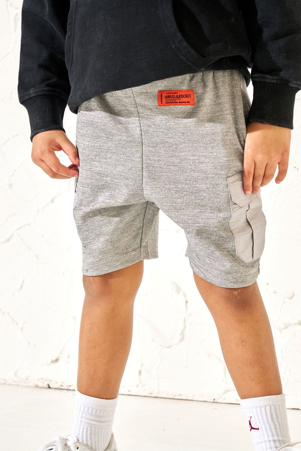 Angel & Rocket Grey Kasper Pique Smart Shorts