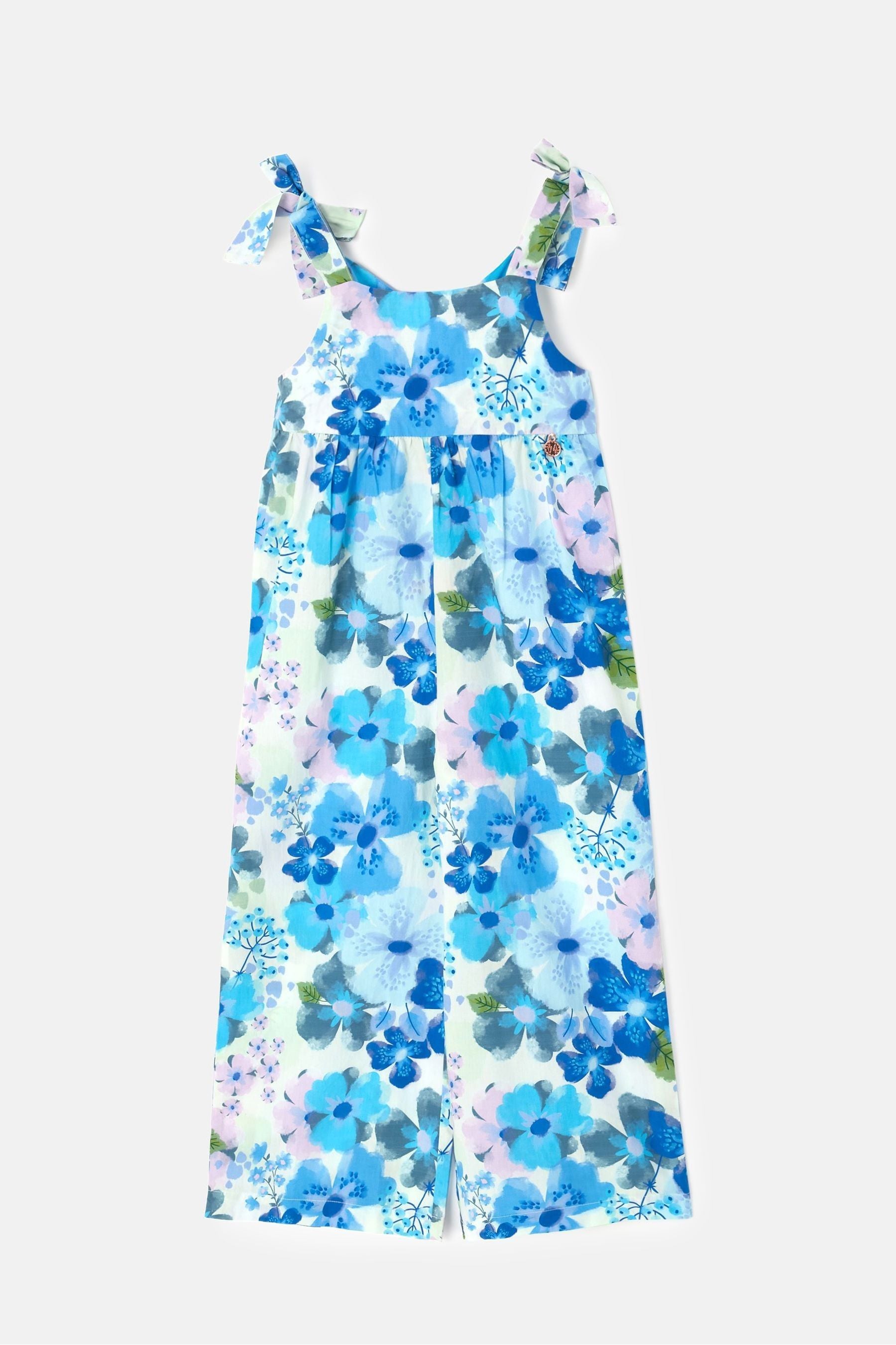 Blue Angel & Rocket Roma Floral Print Jumpsuit