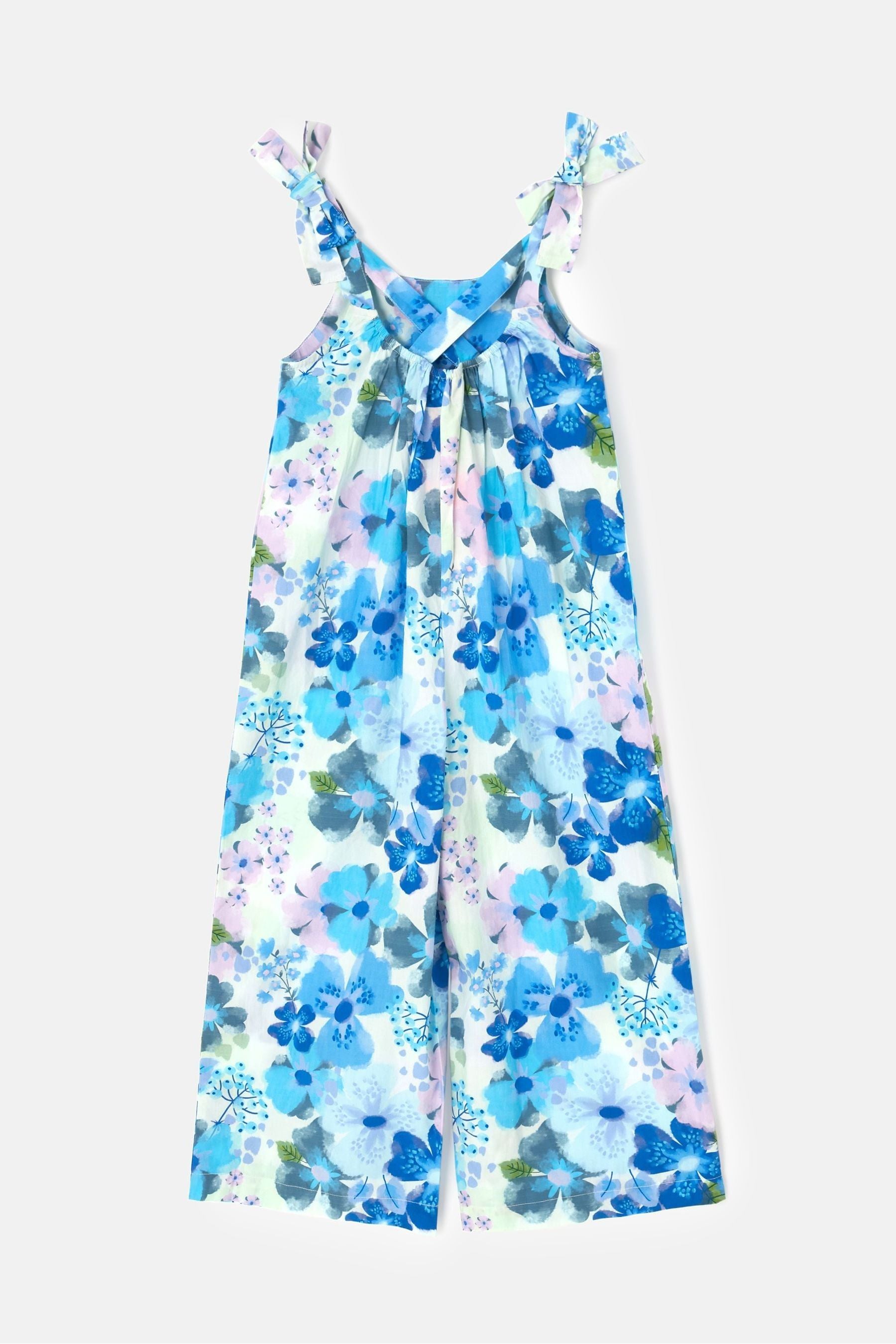 Blue Angel & Rocket Roma Floral Print Jumpsuit