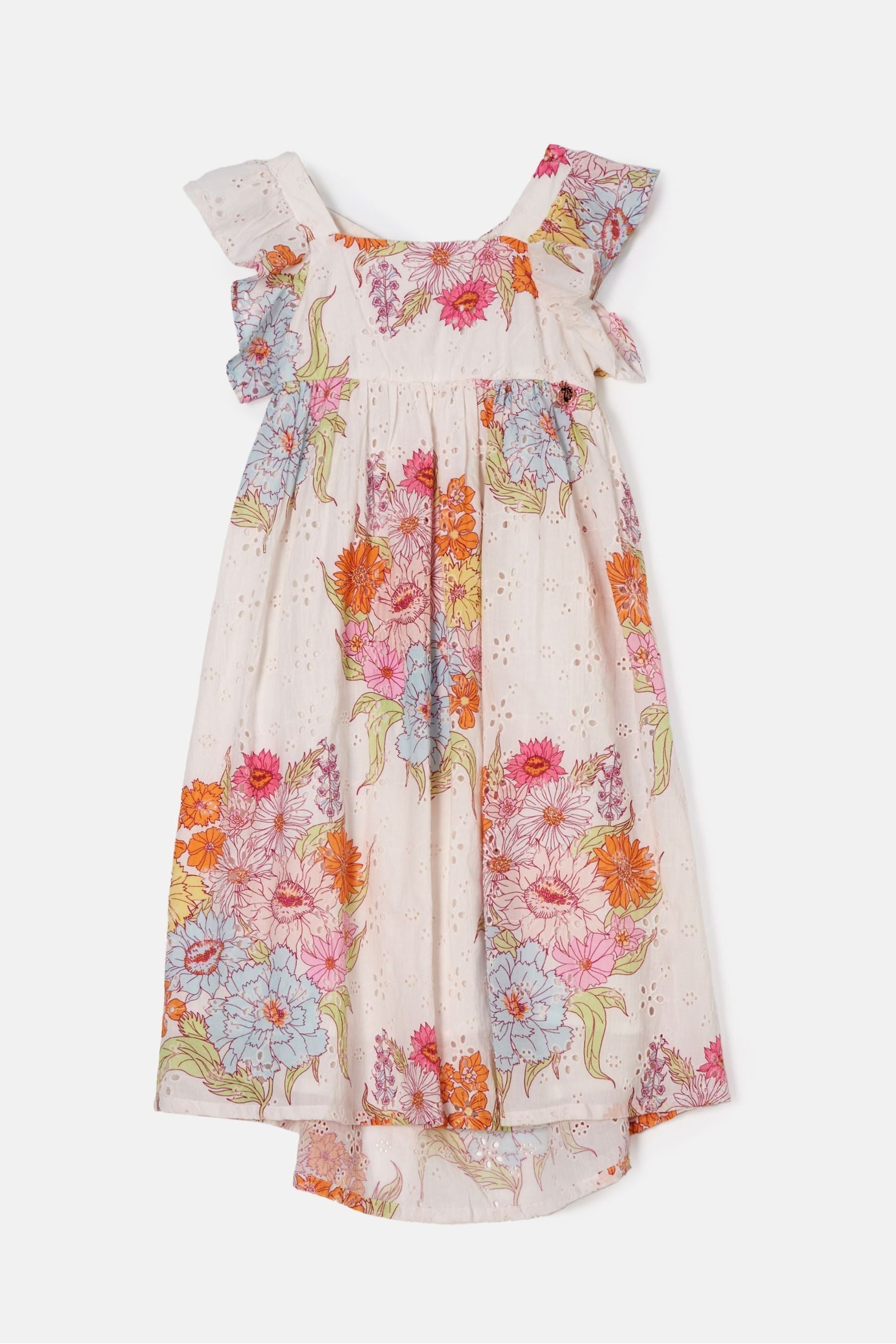 Nude Angel & Rocket Printed Lexi Broderie Maxi Dress