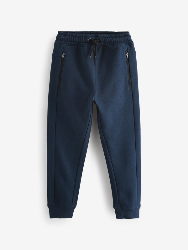 Navy Slim Fit Zip Joggers (3-16yrs)