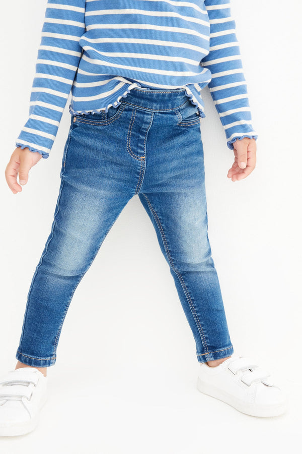 Light Blue Denim 1 Pack Elasticated Waist Jeggings (3mths-7yrs)