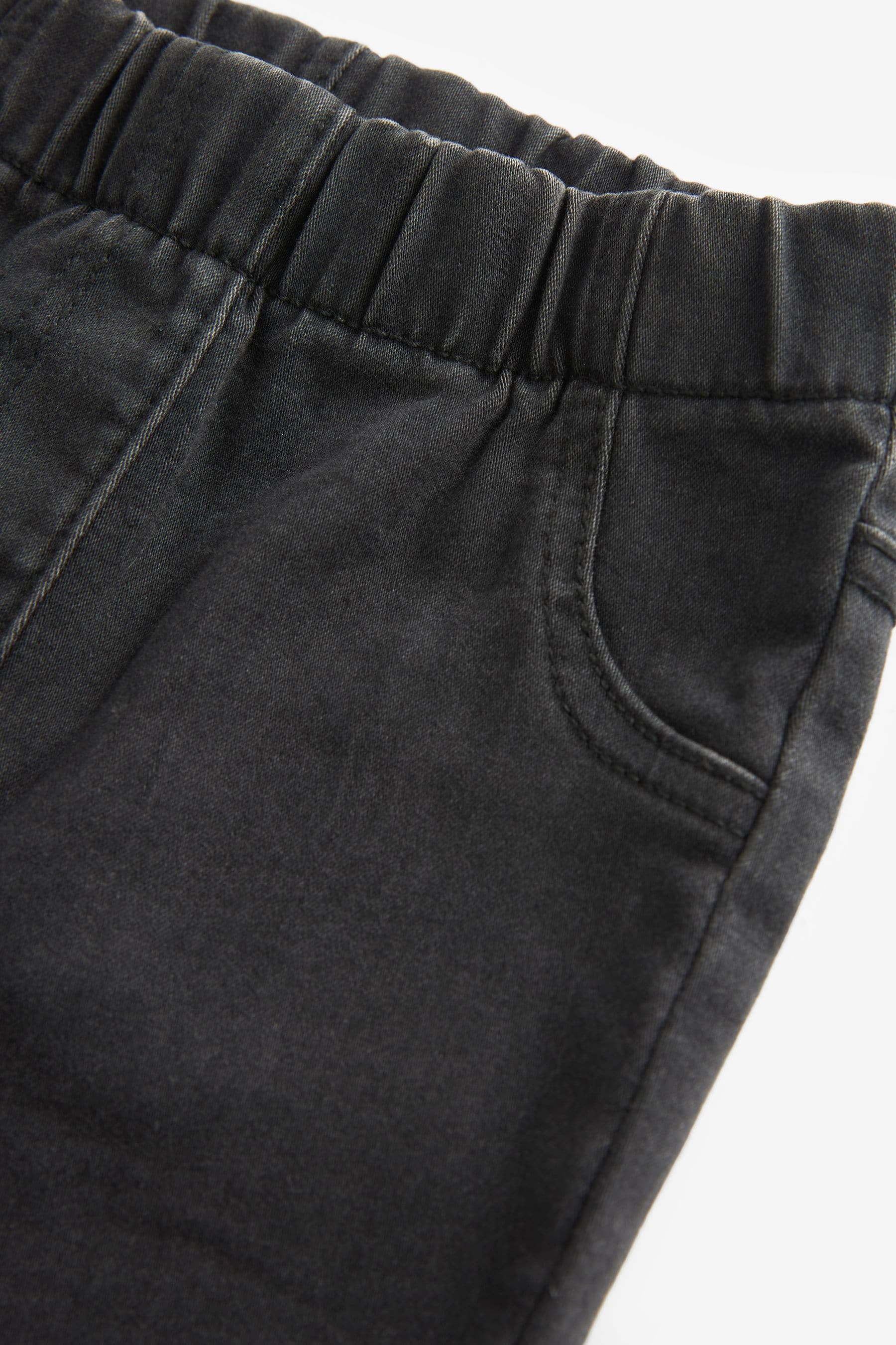 Black Denim 1 Pack Elasticated Waist Jeggings (3mths-7yrs)