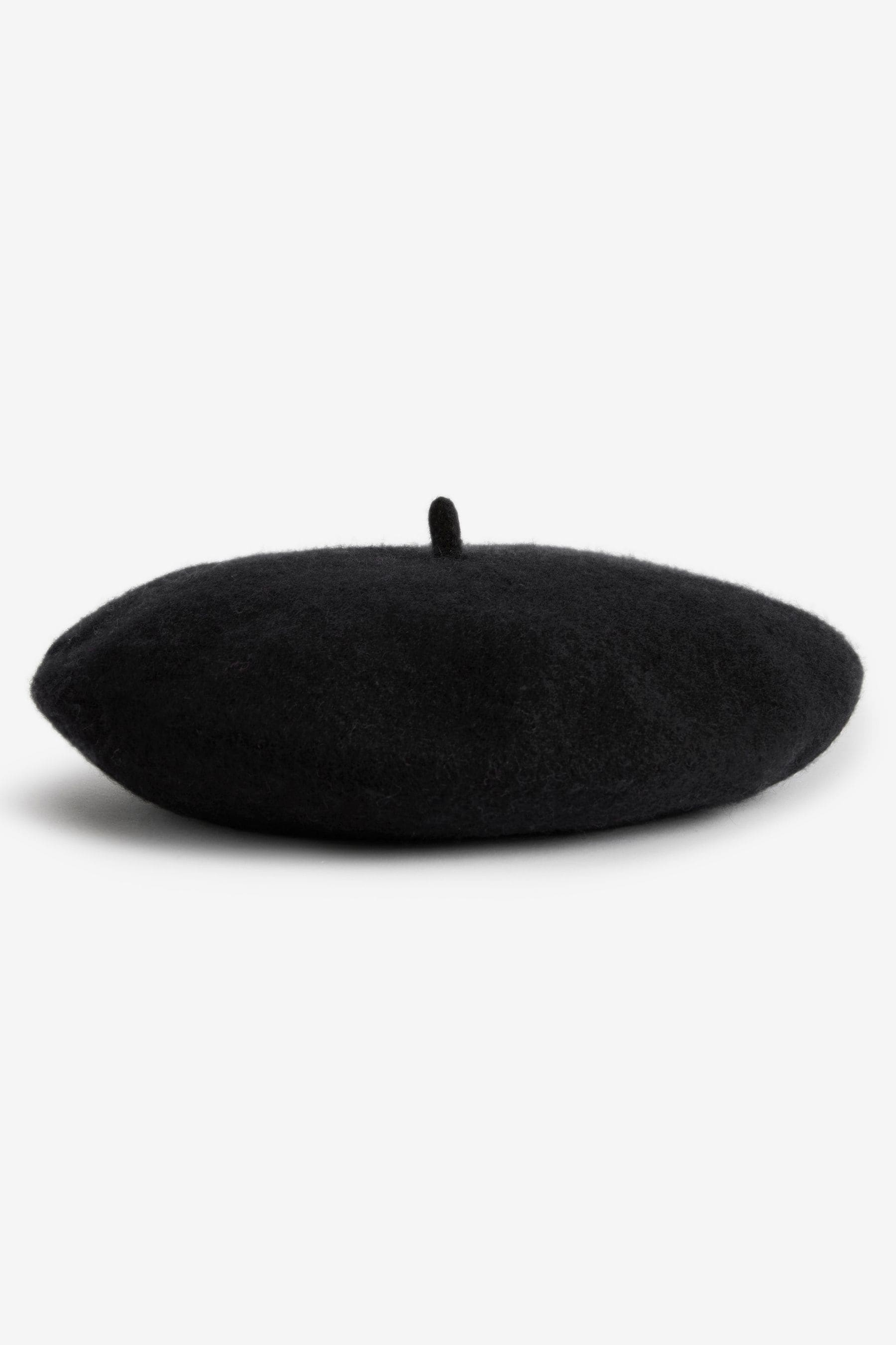 Black Beret Hat (3mths-16yrs)