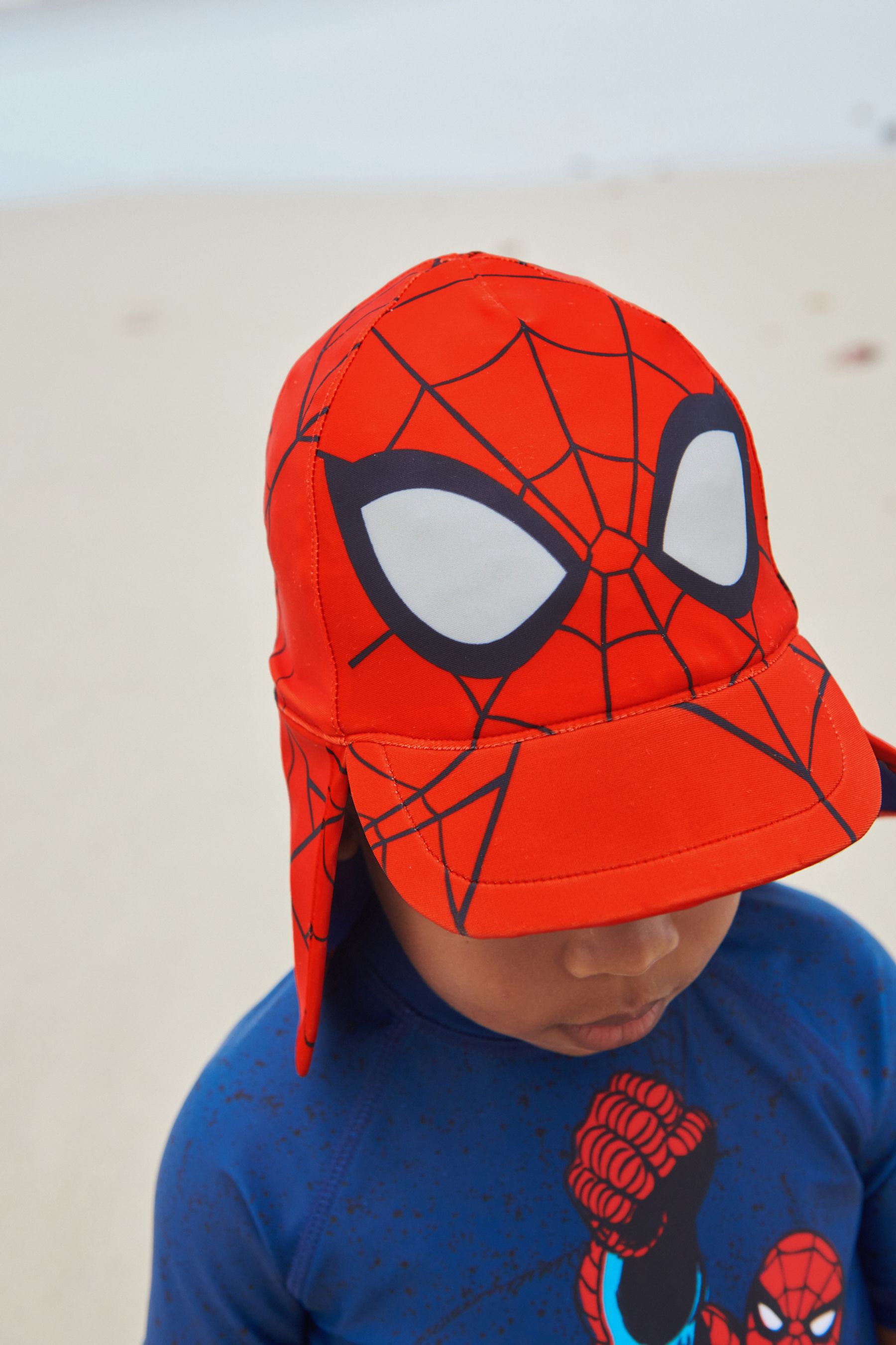 Spider-Man Red Legionnaire Swim Hat (3mths-10yrs)