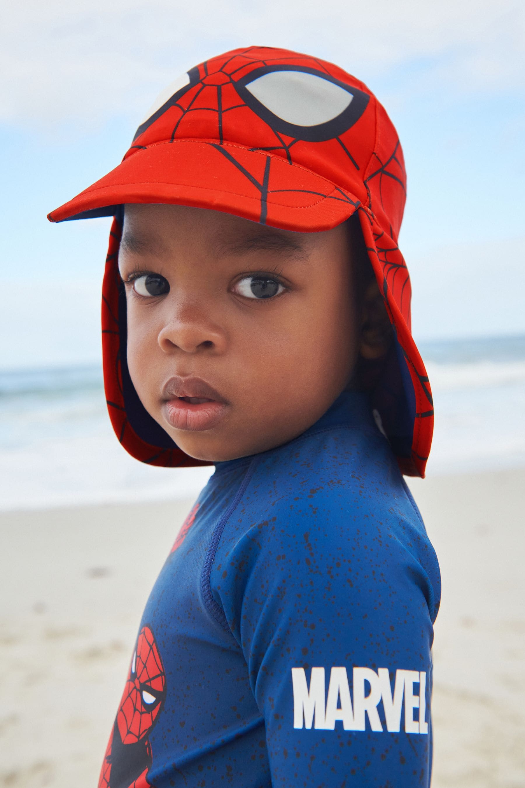 Spider-Man Red Legionnaire Swim Hat (3mths-10yrs)