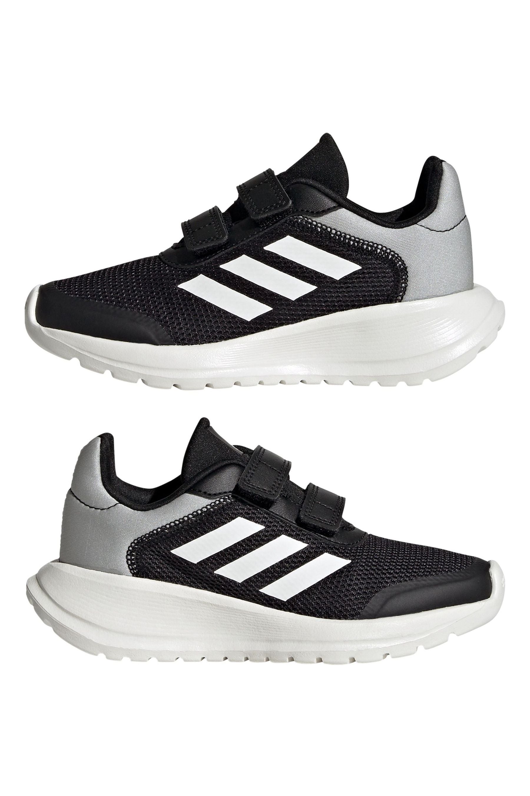 adidas Black/white Kids Sportswear Tensaur Run Trainers