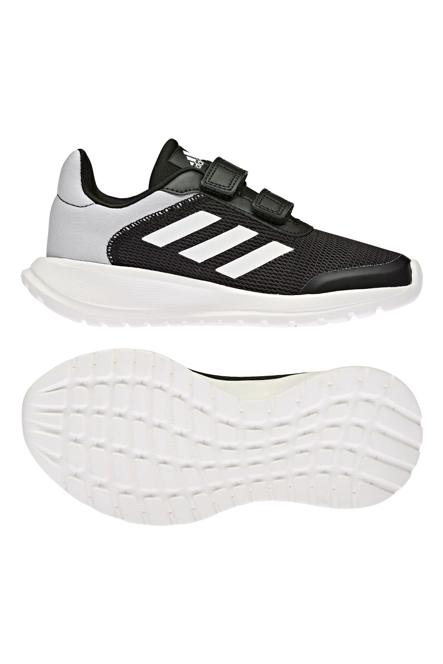 Black/white adidas Kids Sportswear Tensaur Run Trainers