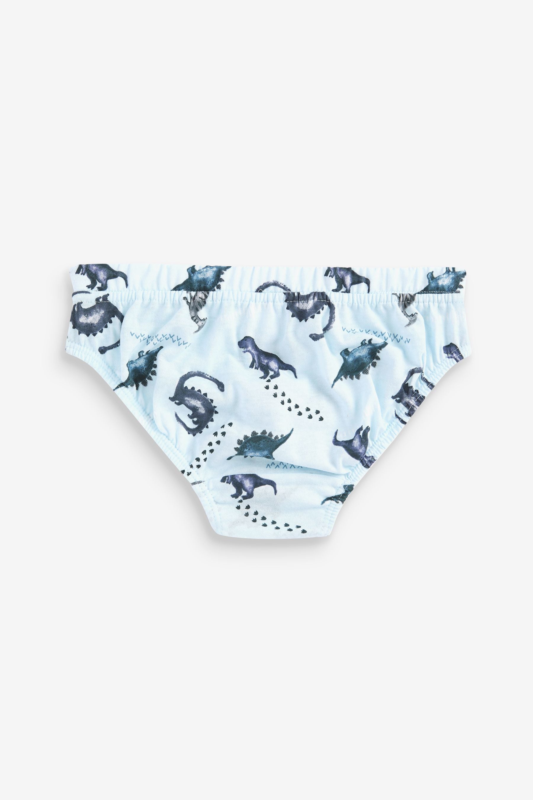 Blue Dino 7 Pack Briefs (1.5-16yrs)