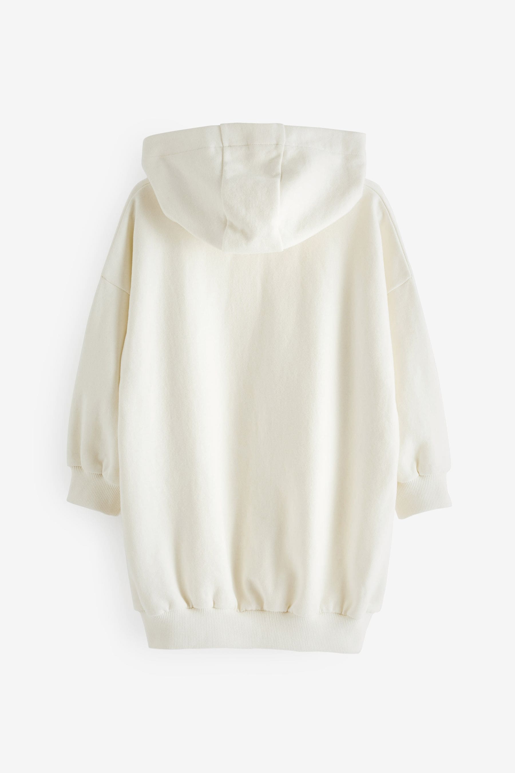 Ecru Cream Longline Hoodie (3-16yrs)