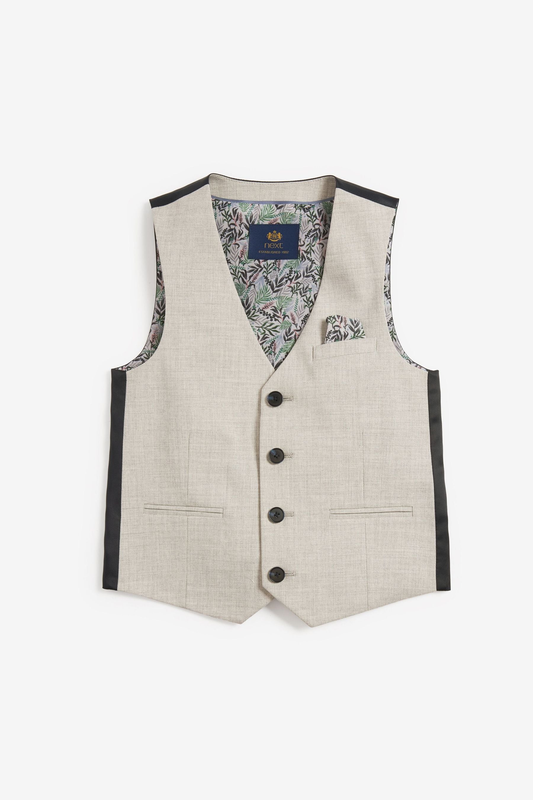 Grey Stand Alone Waistcoat (12mths-16yrs)