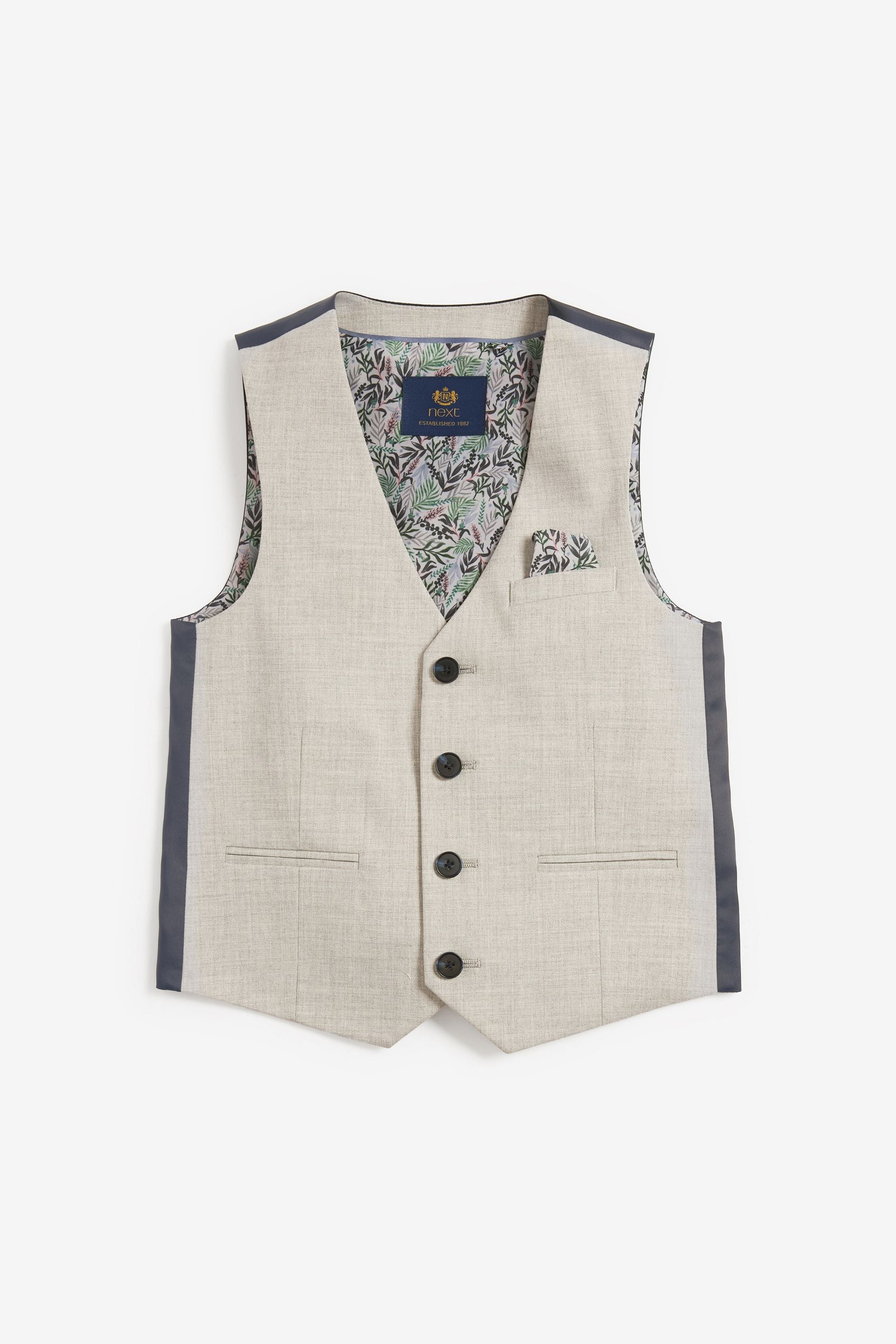 Grey Stand Alone Waistcoat (12mths-16yrs)