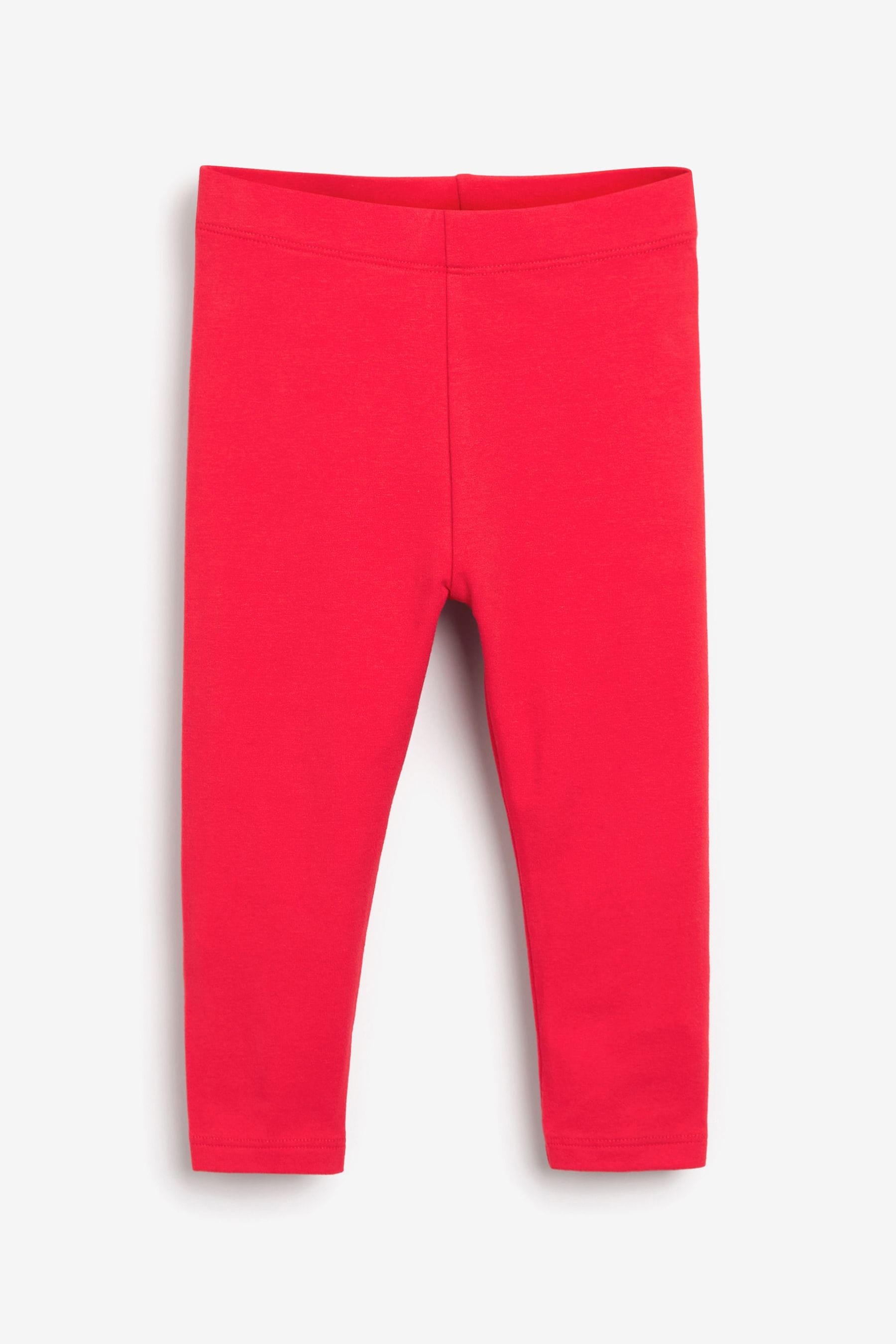 Red Plain Leggings (3mths-7yrs)