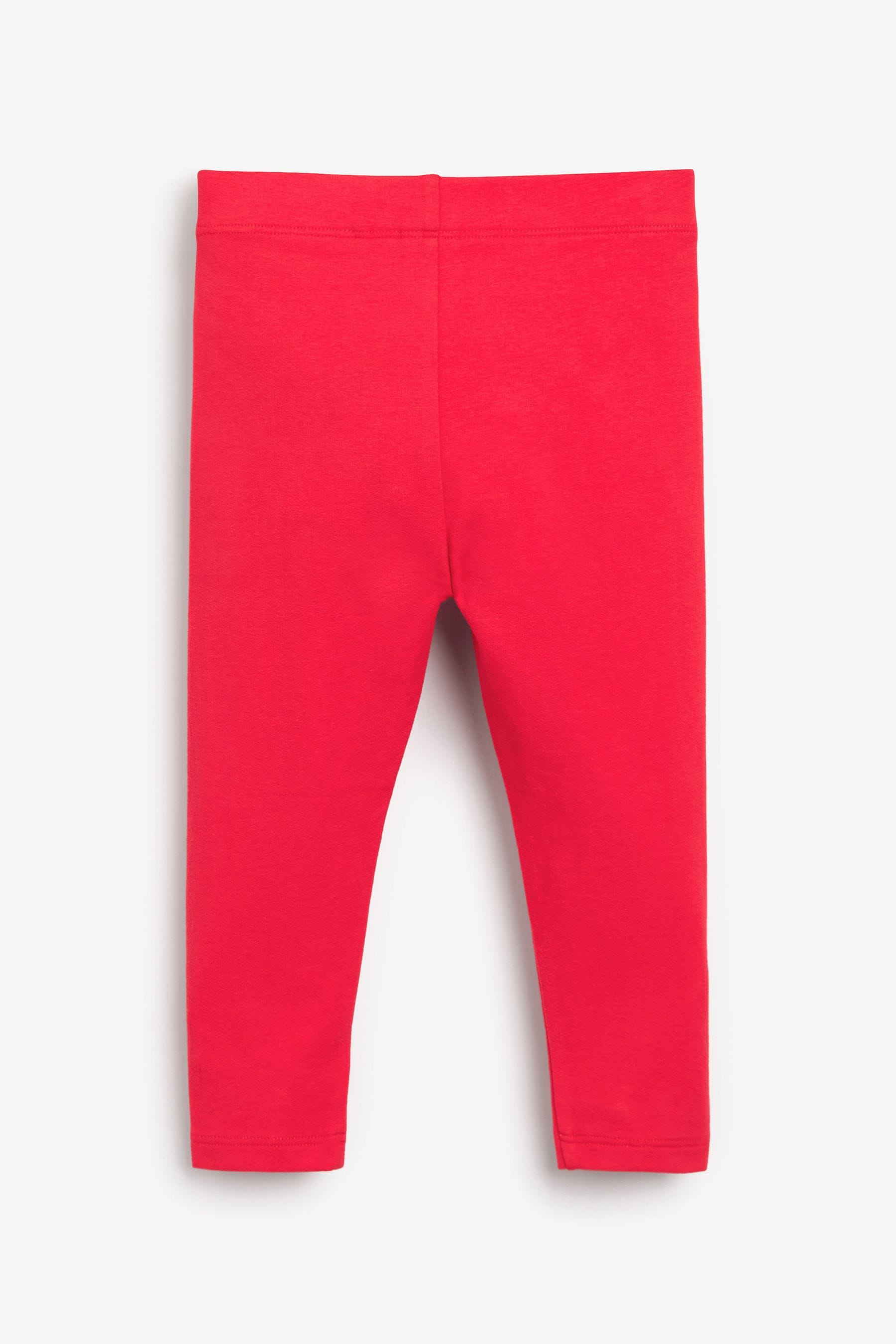 Red Plain Leggings (3mths-7yrs)