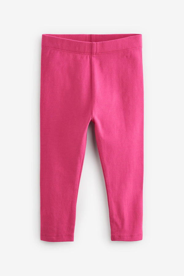 Bright Pink Plain Leggings (3mths-7yrs)