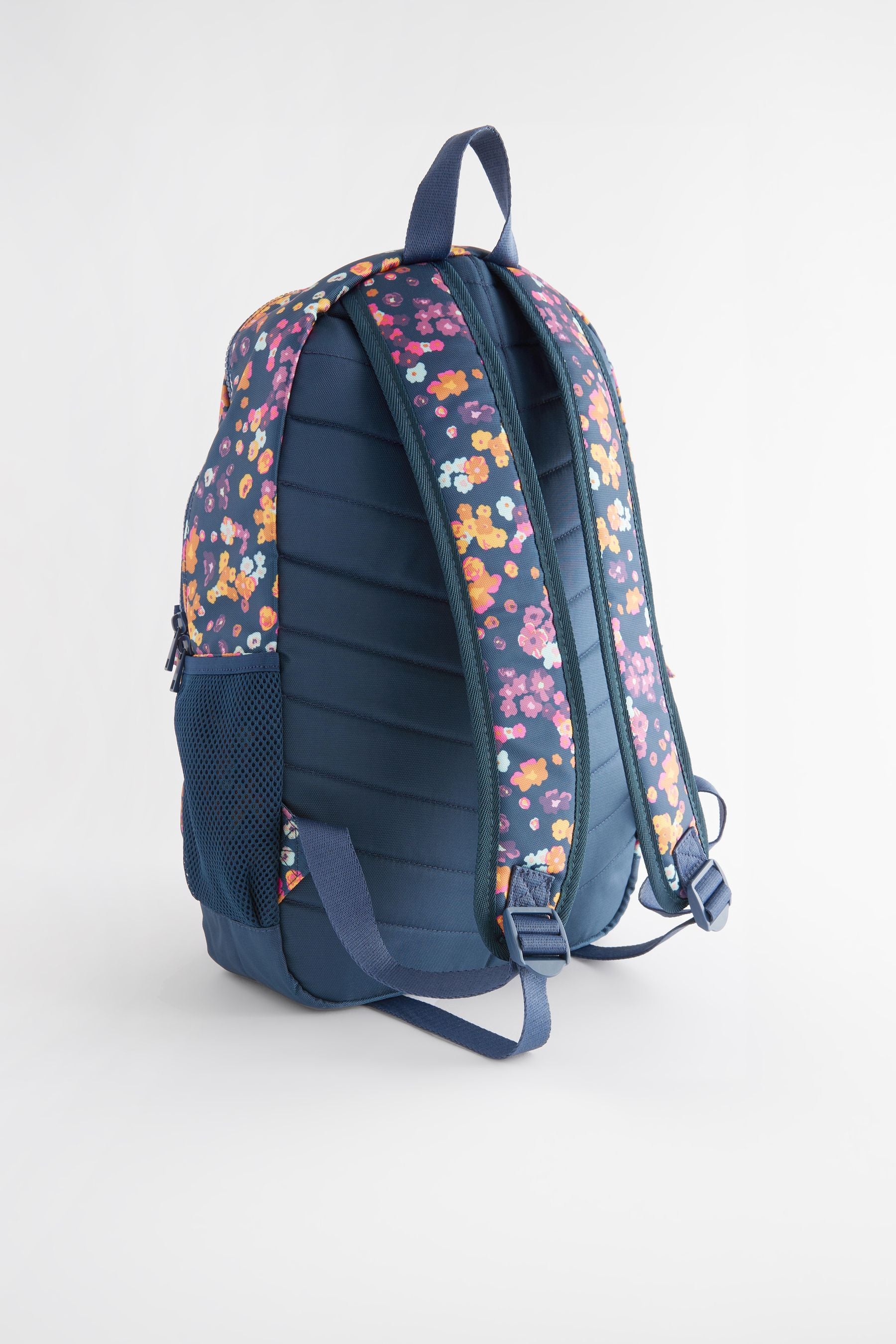 Navy Floral Backpack