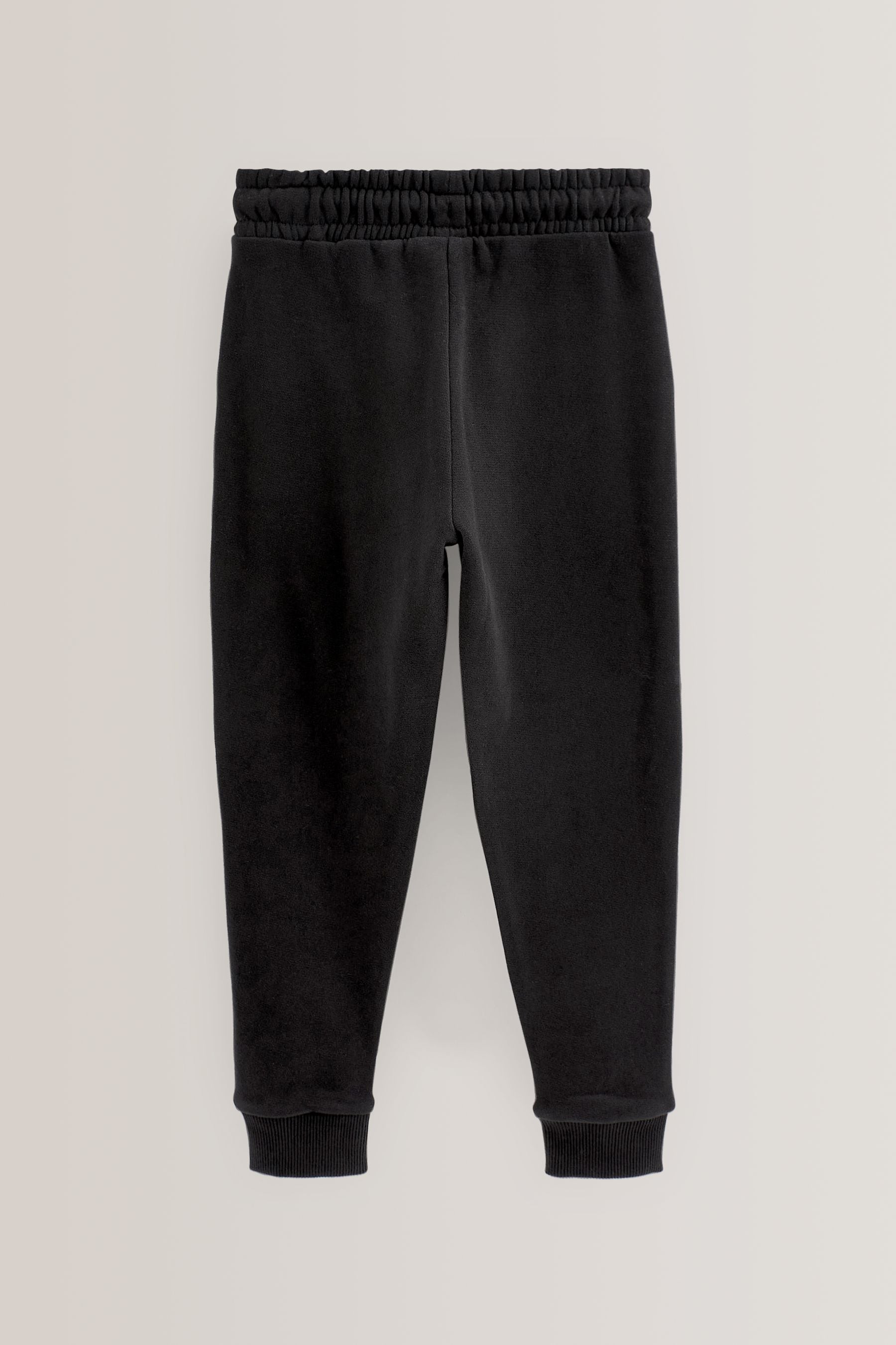 Black Regular Soft Jersey Joggers (3-16yrs)