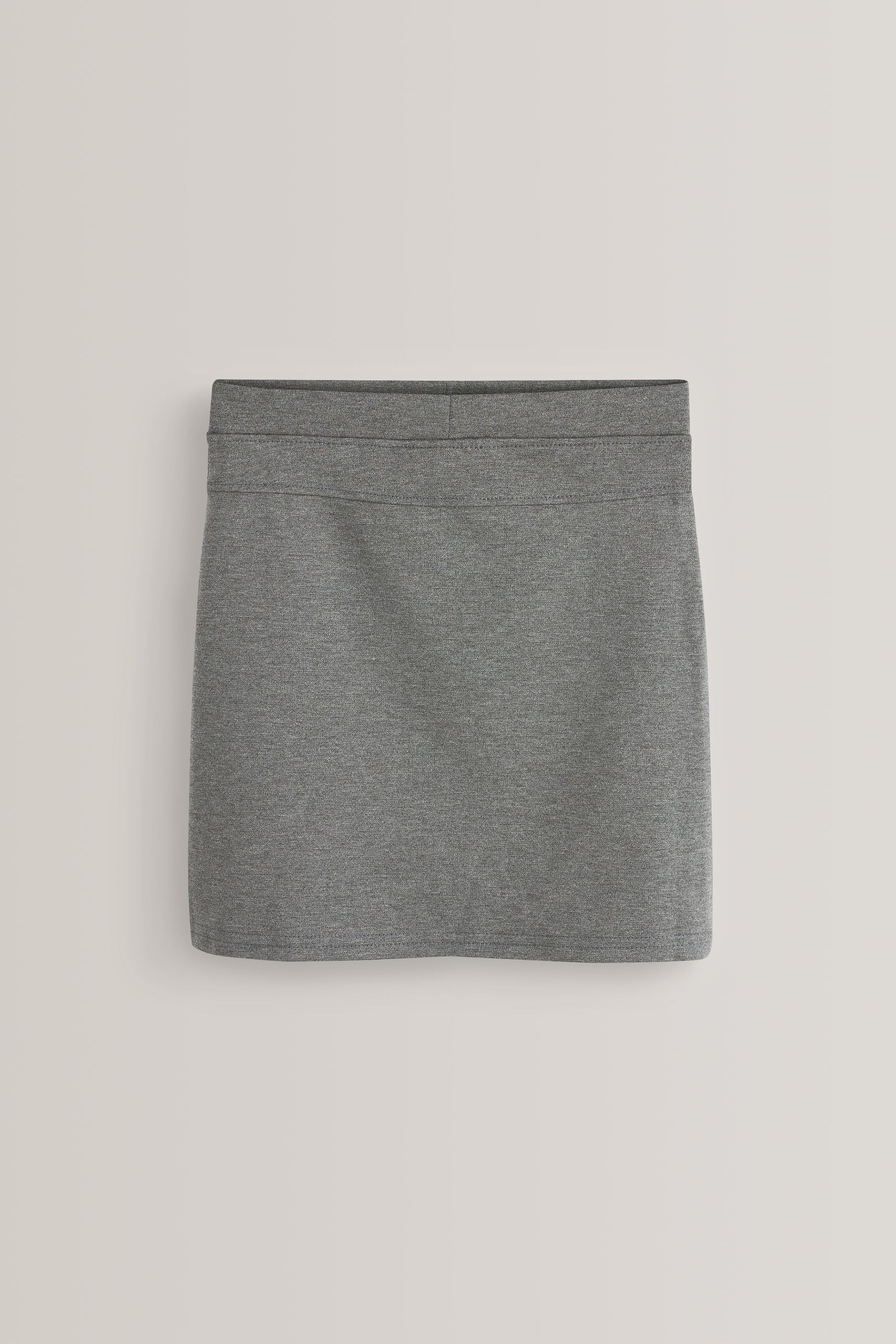 Grey Jersey Stretch Pull-On School Pencil Skirts 2 Pack (3-17yrs)