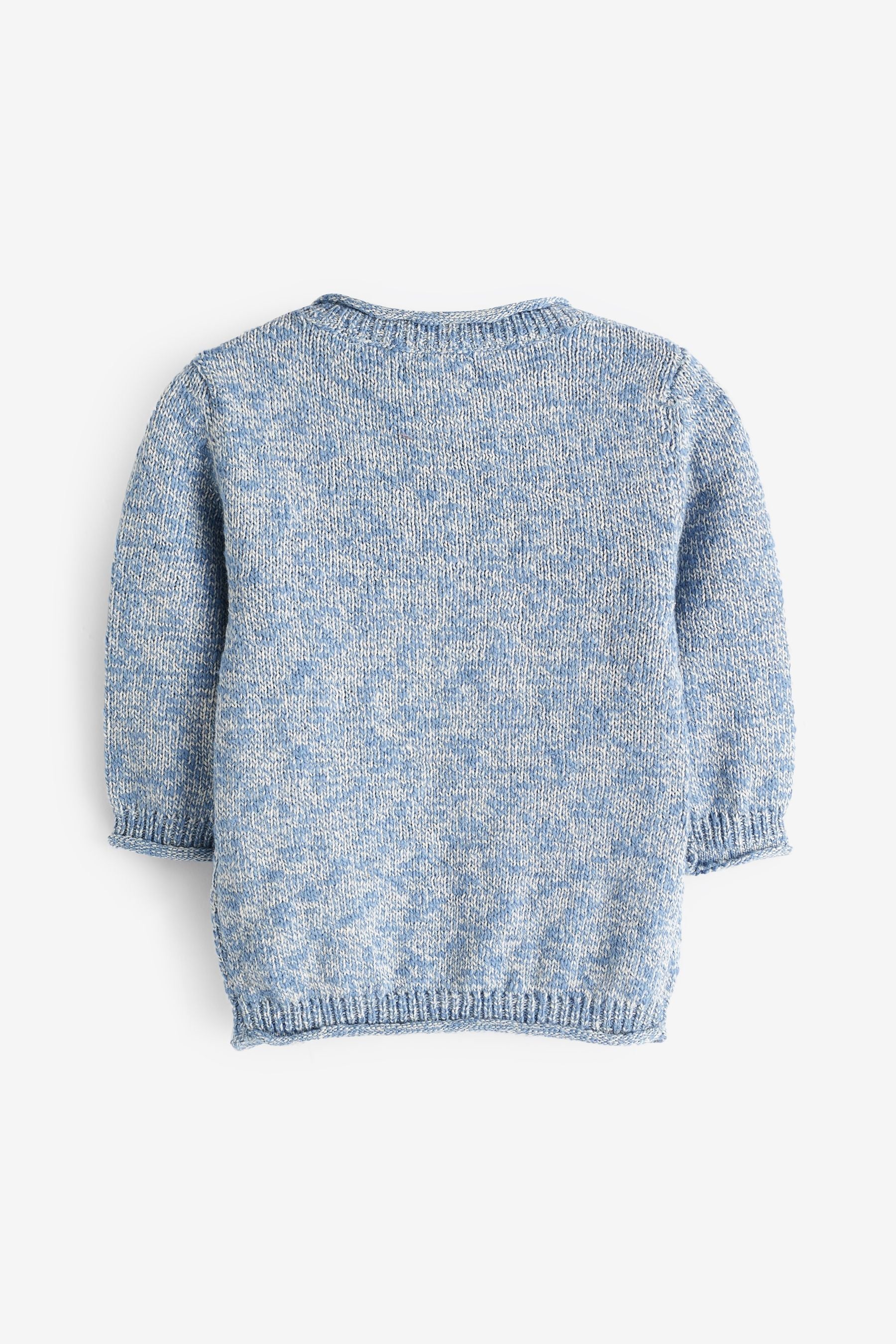 Blue Character Boat Knit Crew Jumper (3mths-7yrs)