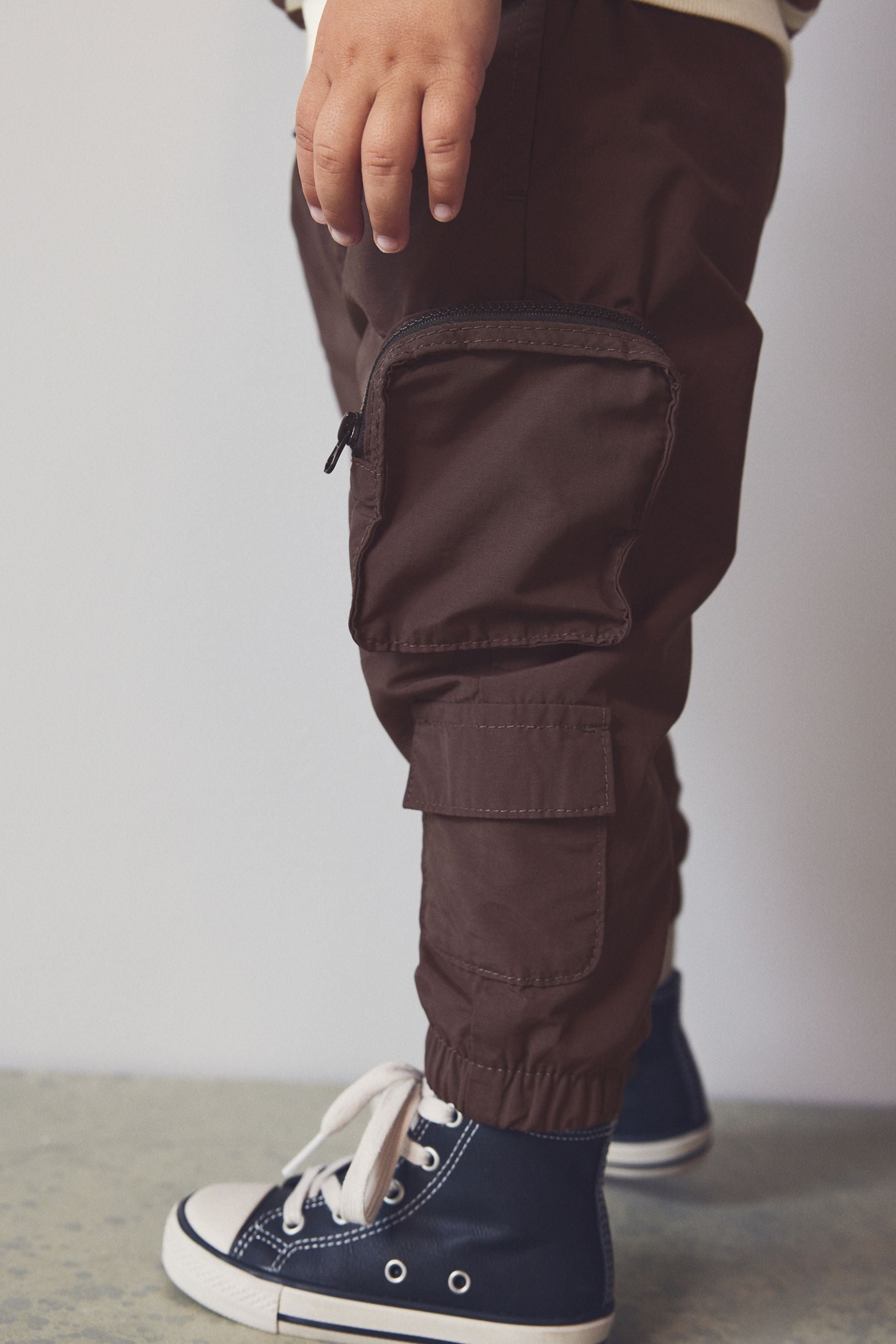 Brown Multi Pocket Cargo Trousers (3mths-7yrs)