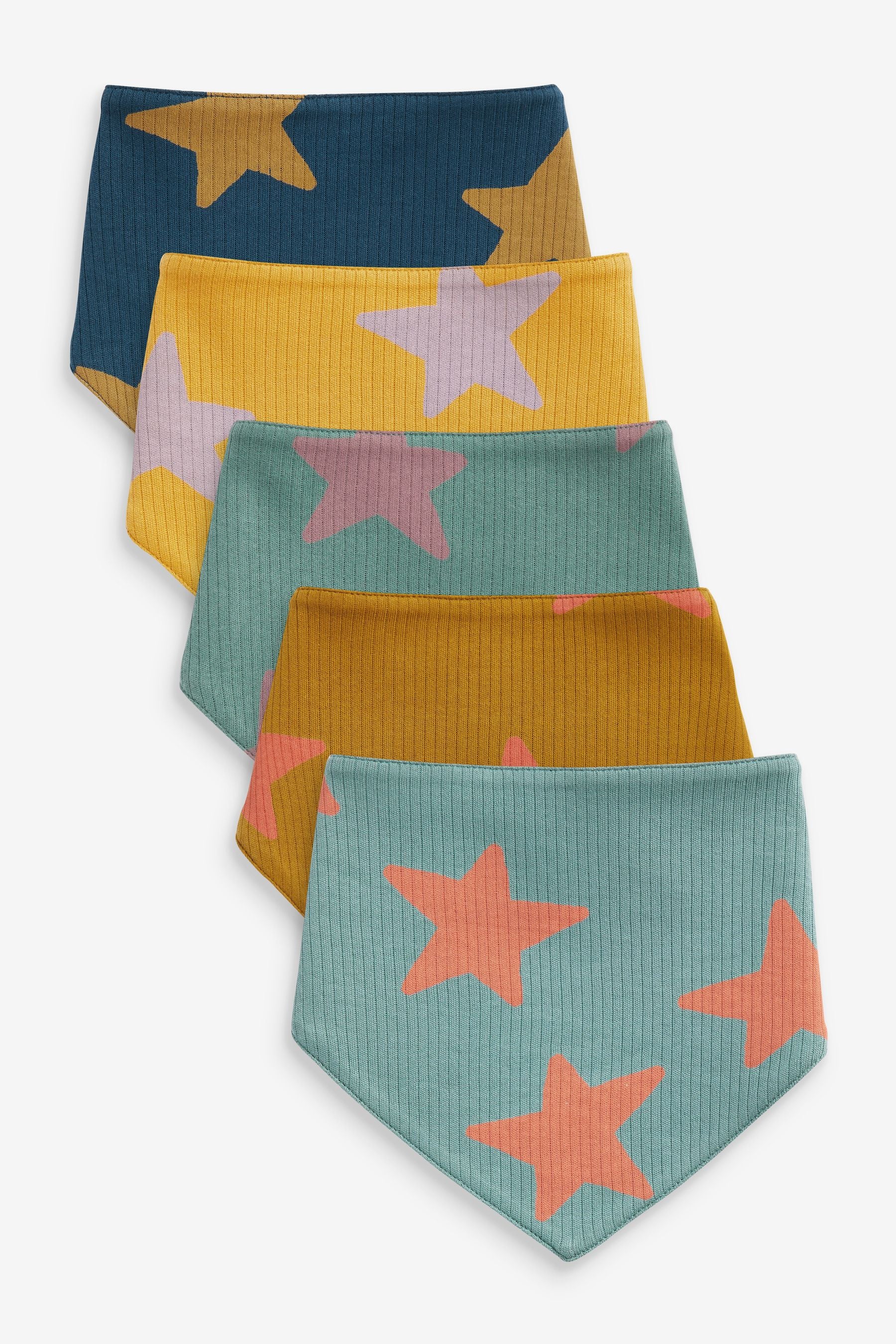 Blue Star Baby Bibs 5 Pack