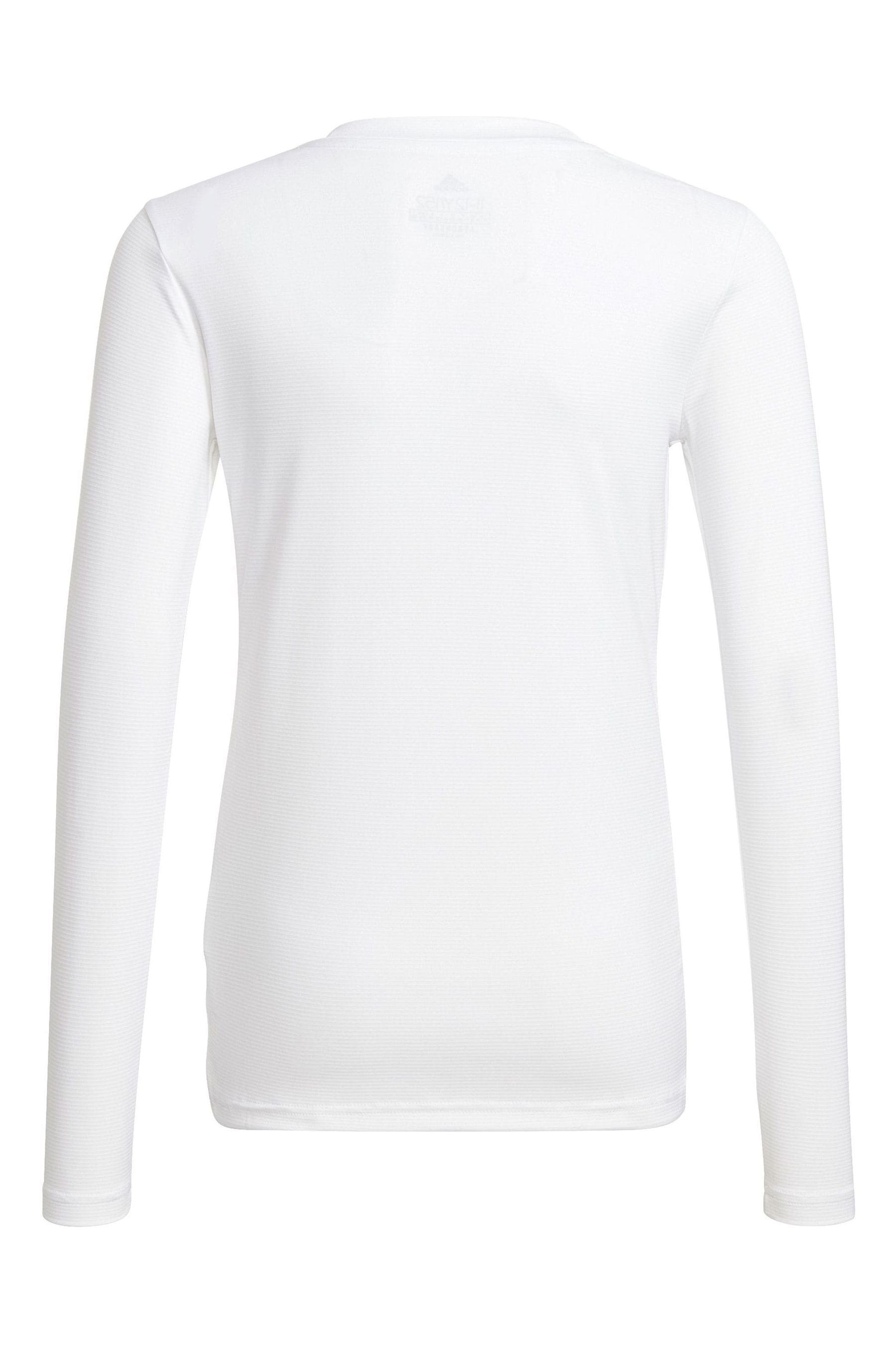 adidas White Team Base T-Shirt