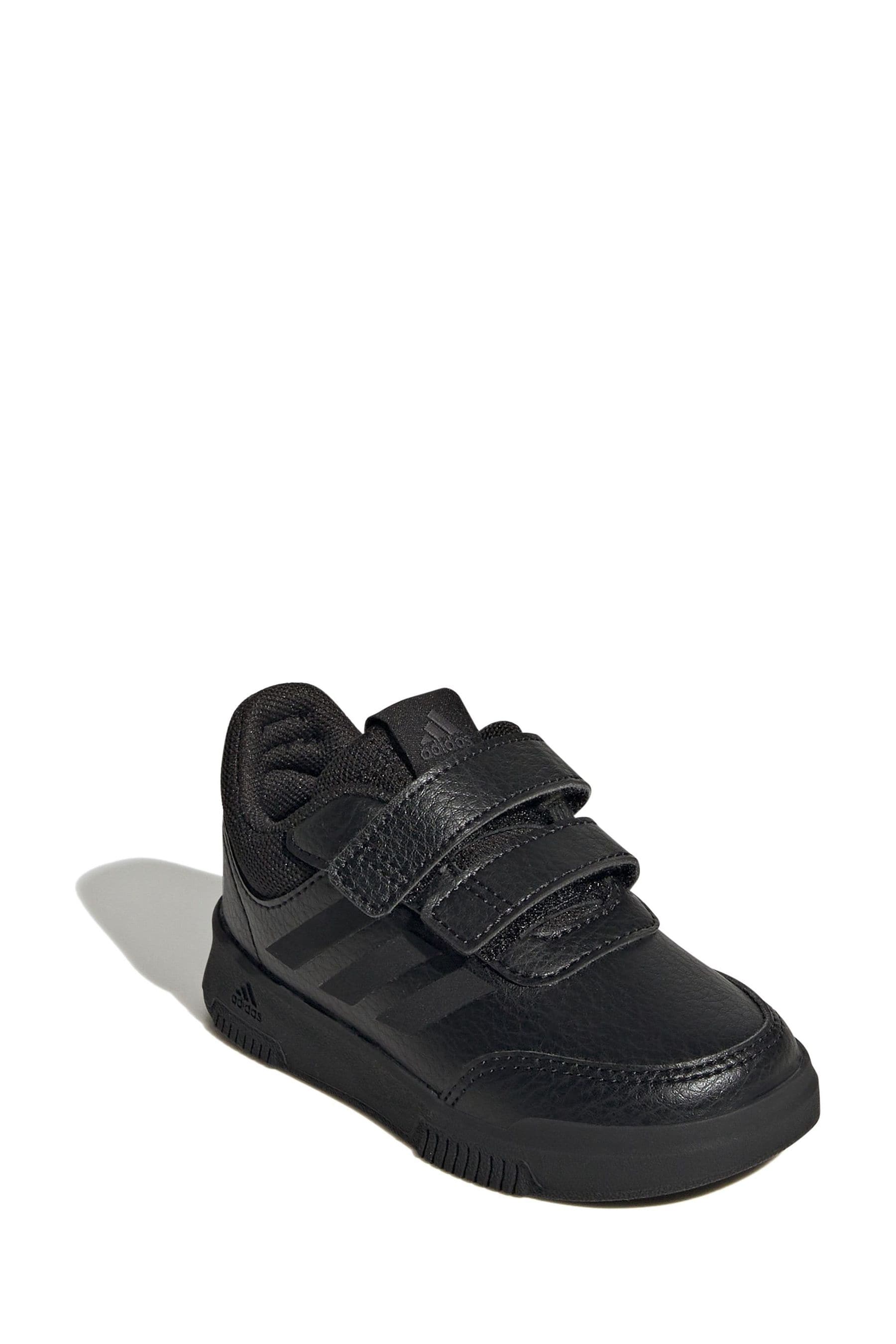 Black adidas Tensaur Hook and Loop Shoes