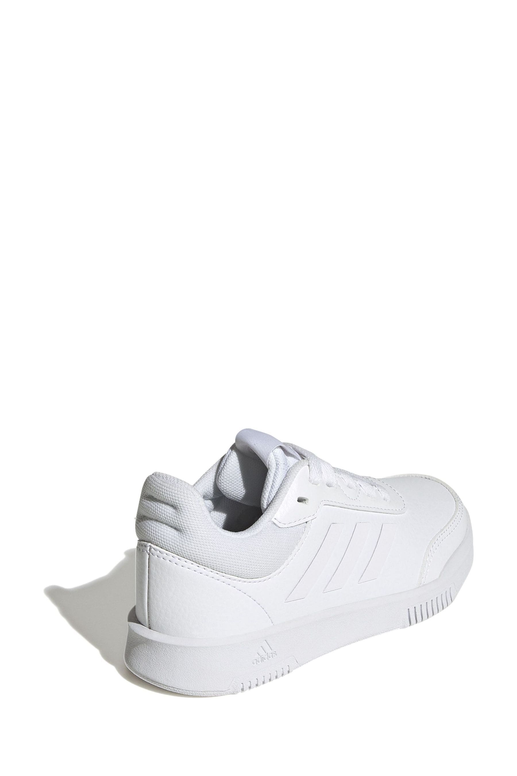 White adidas Tensaur Sport Training Lace Shoes