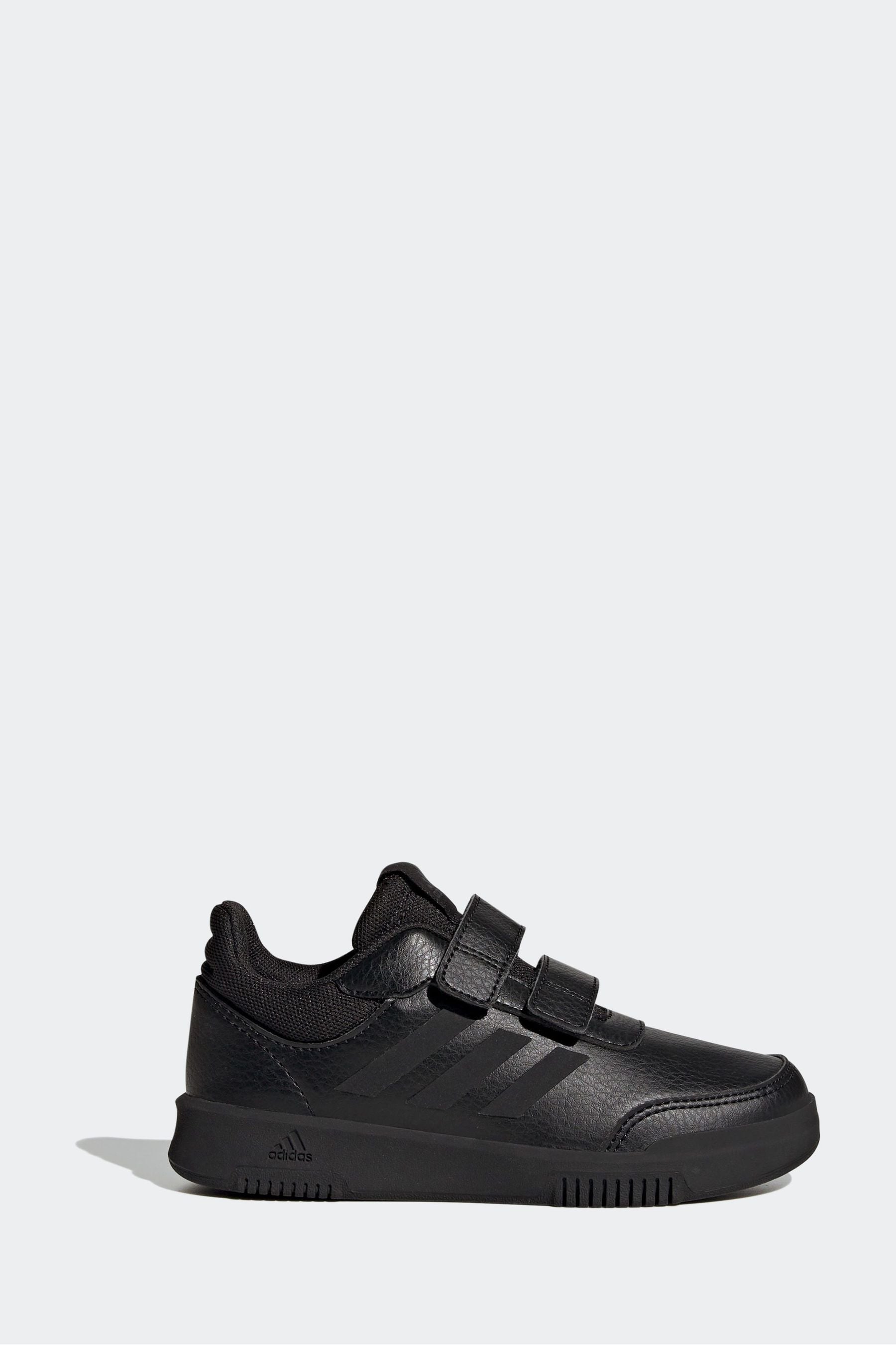 Black adidas Tensaur Hook and Loop Shoes