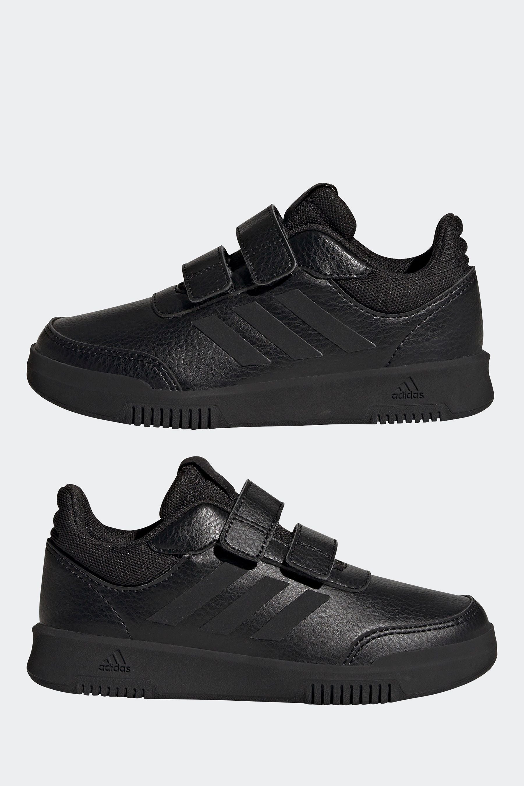 Black adidas Tensaur Hook and Loop Shoes