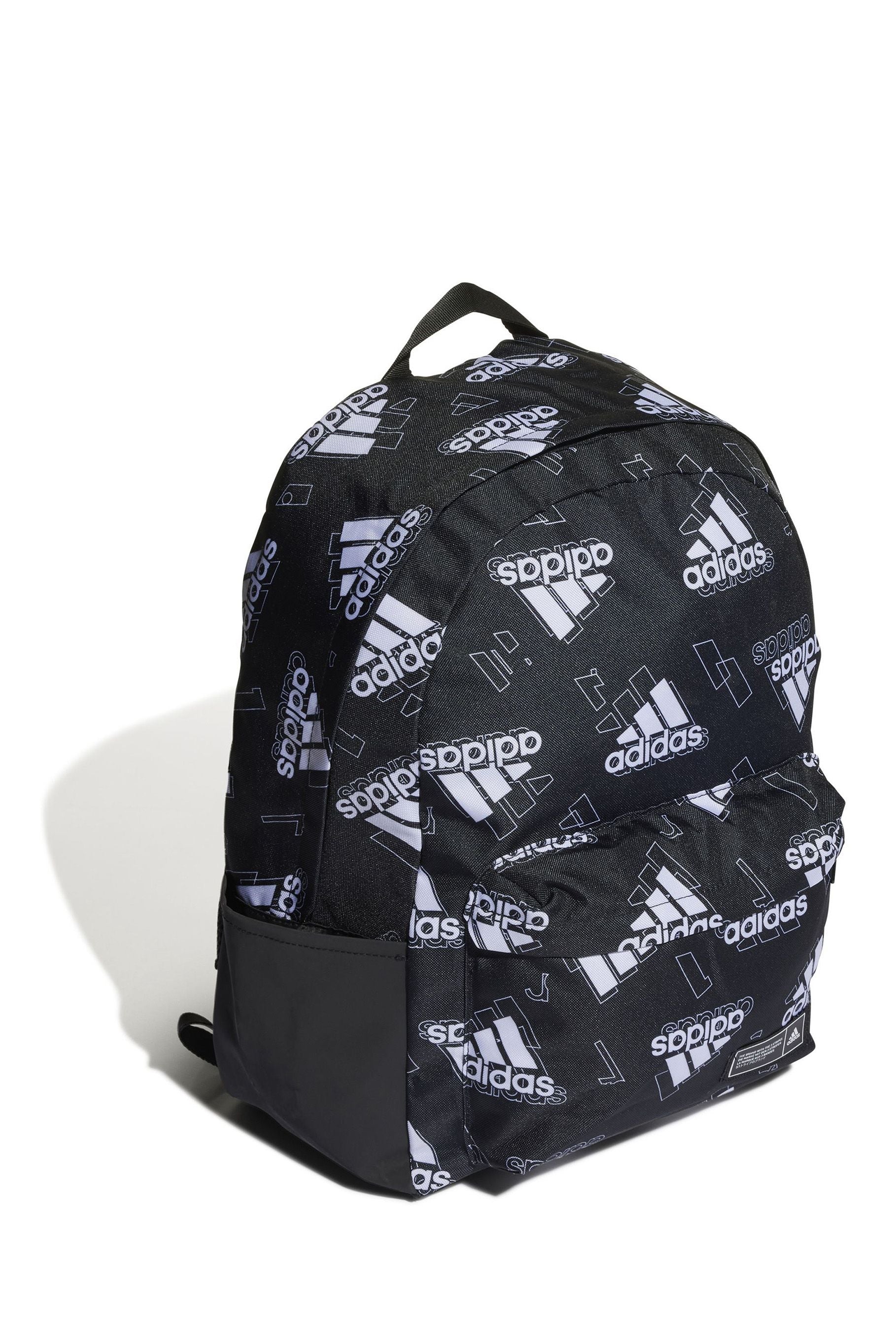 adidas Black Classic Graphic Backpack