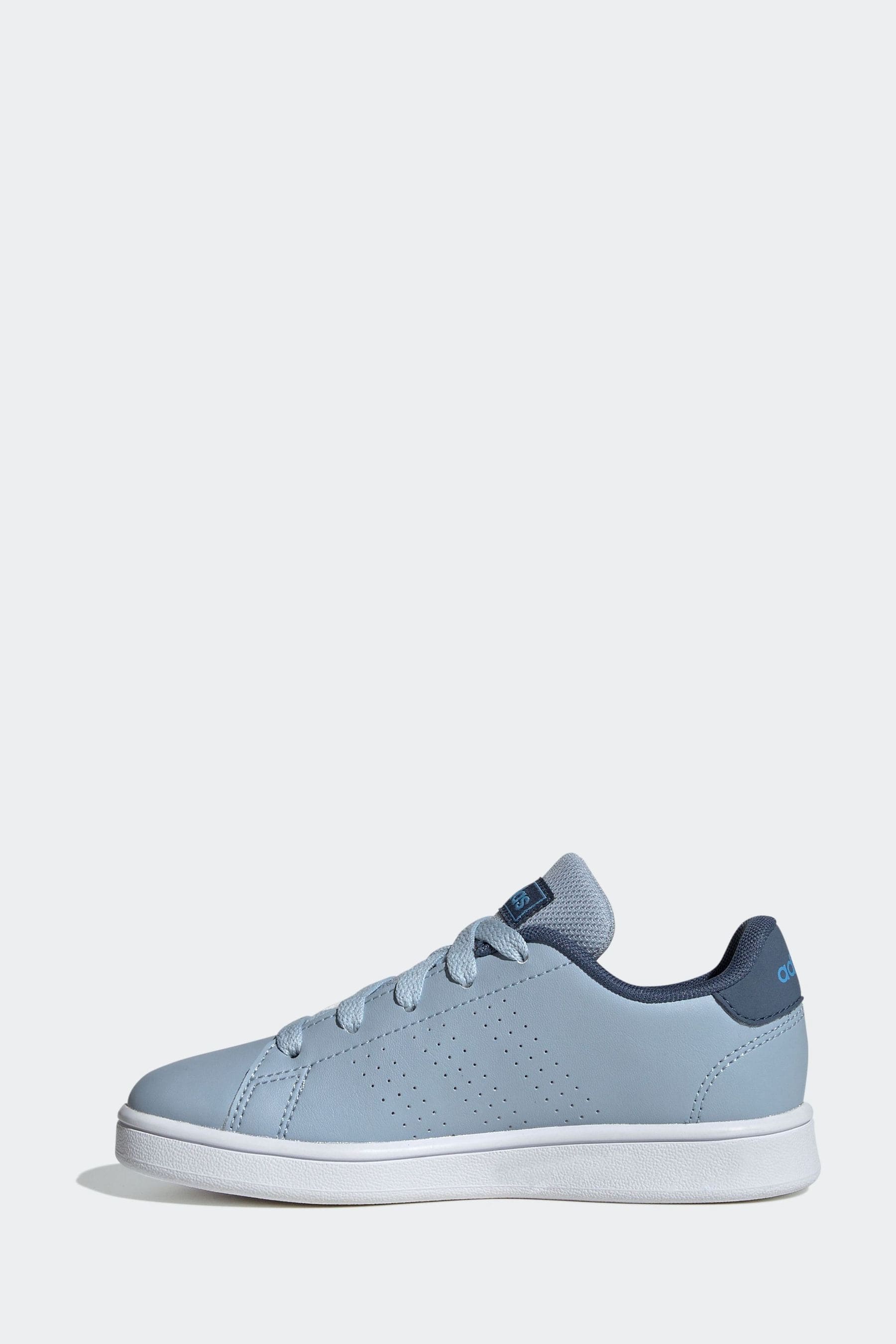 Blue adidas Sportswear Advantage Lifestyle Court Lace Trainers